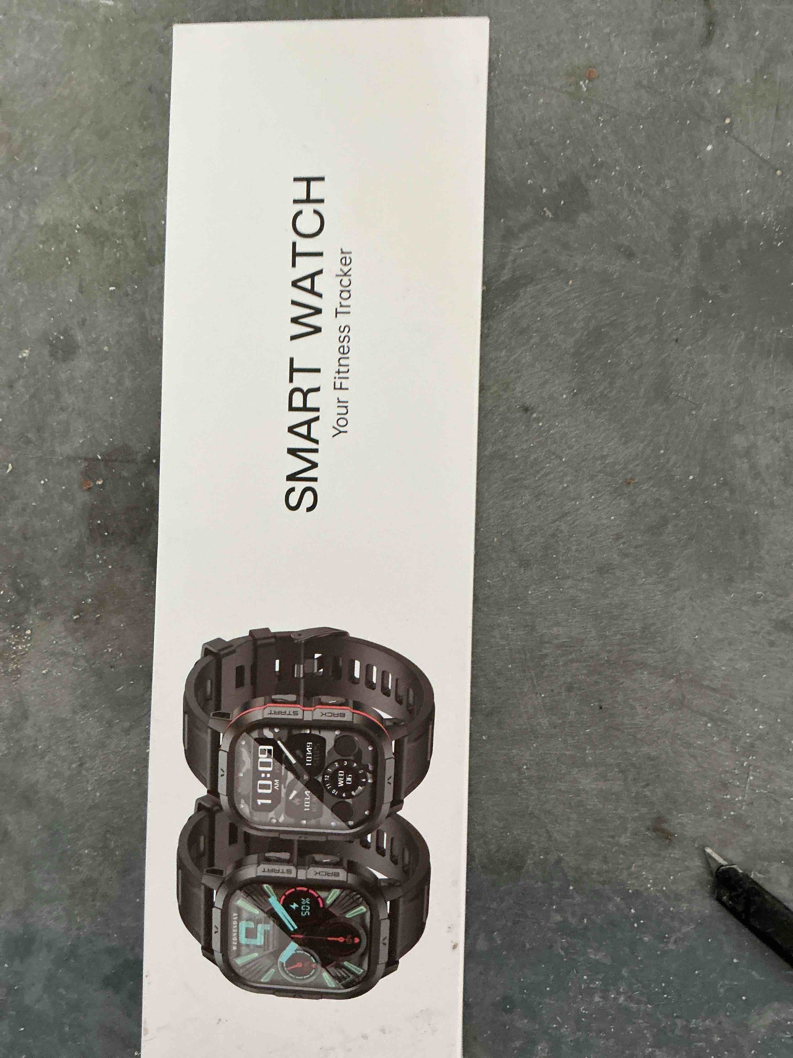 Condition photo showing New/Like New for smart watch for men fitness tracker: waterproof military digital mens watches make answer call smartwatch android phone iphone samsung compatible step pedometer running sleep spo2 heart rate monitor black