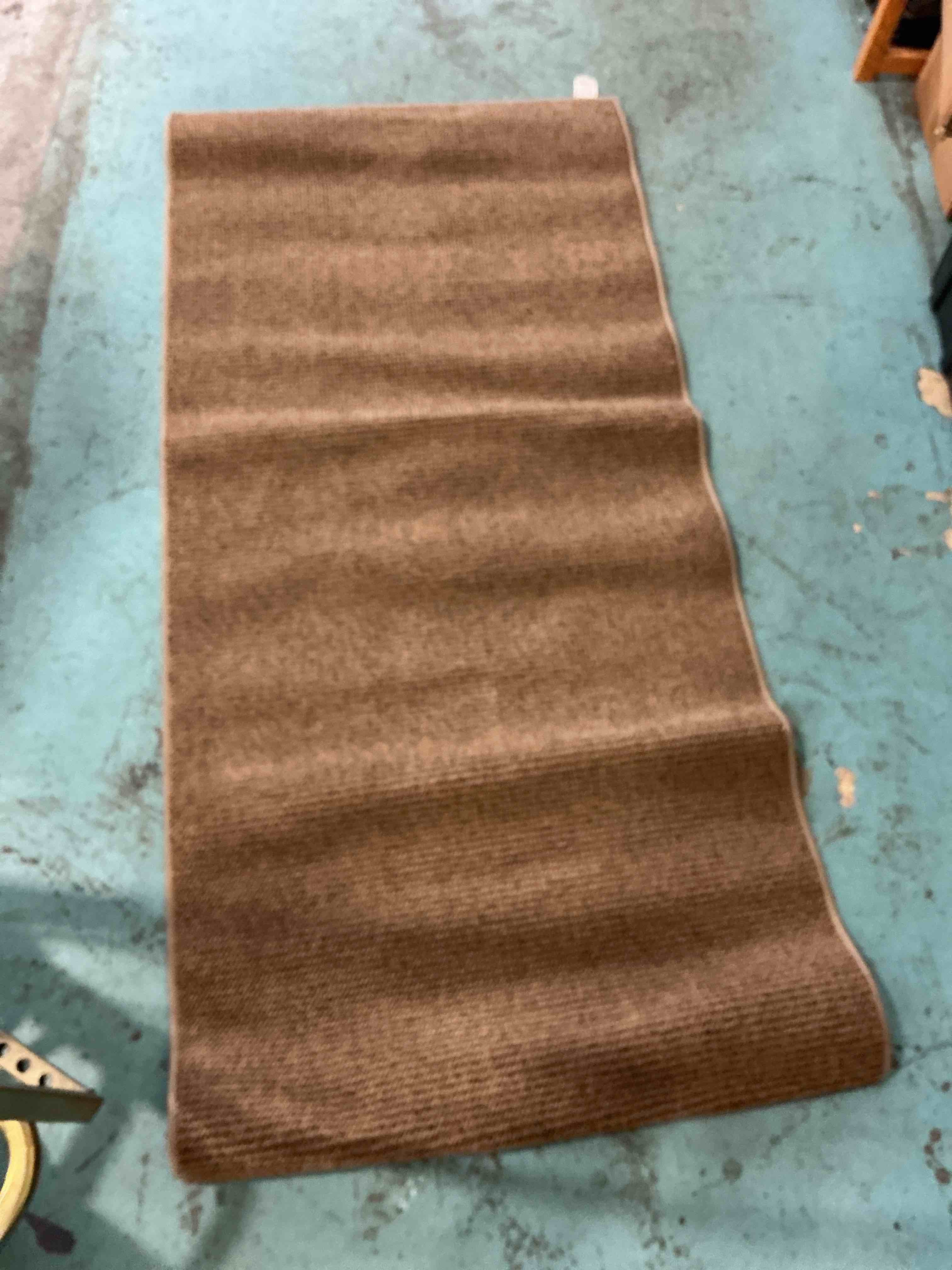 Condition photo showing New/Like New for washable easy jute rug 2x7, indoor outdoor runner rugs, natural color farmhouse area rugs for living room, kitchen rug high traffic area, easy to clean solid boho woven design carpet (2 x 7 natural)