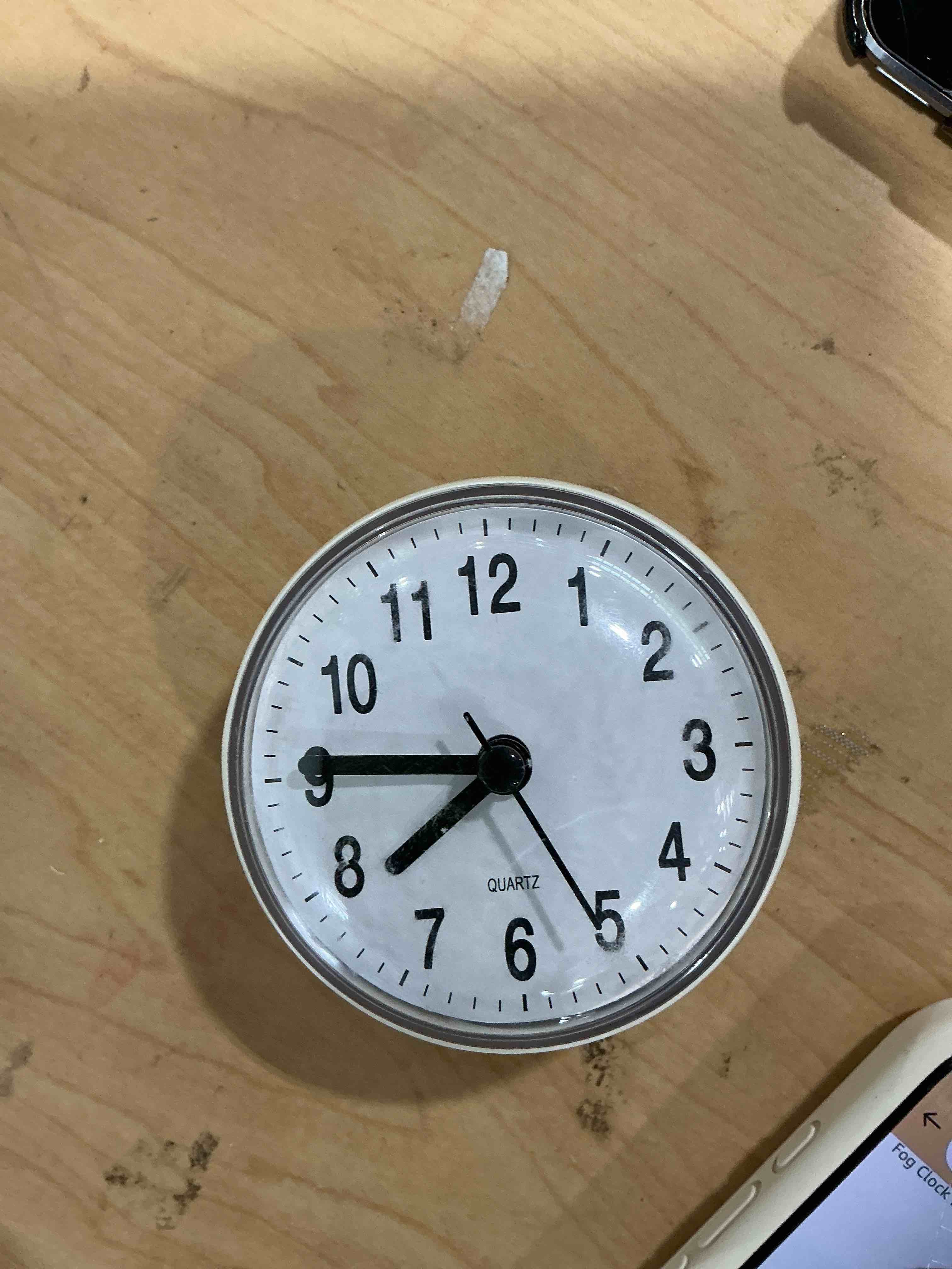 Condition photo showing New/Like New for mini shower clock waterproof ip24 wall clock suction cup bathroom clock acrylic face suction clock for shower washroom kitchen (1pc)
