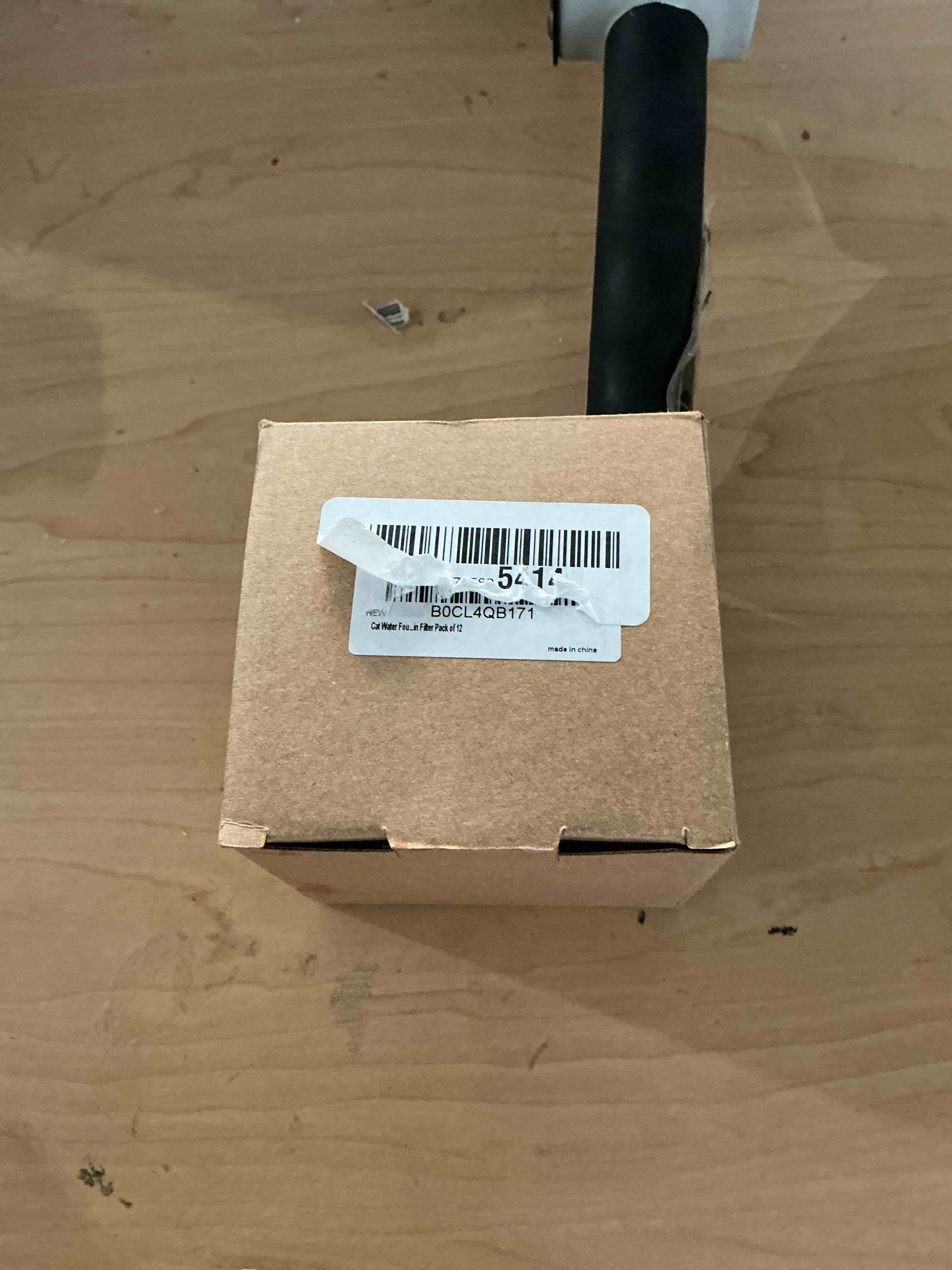 Condition photo showing New/Like New for cat water fountain replacement filters fit for 2.5l fountain with whiskers pattern triple action water pet cat drinking fountain filter pack of 12 12 pack