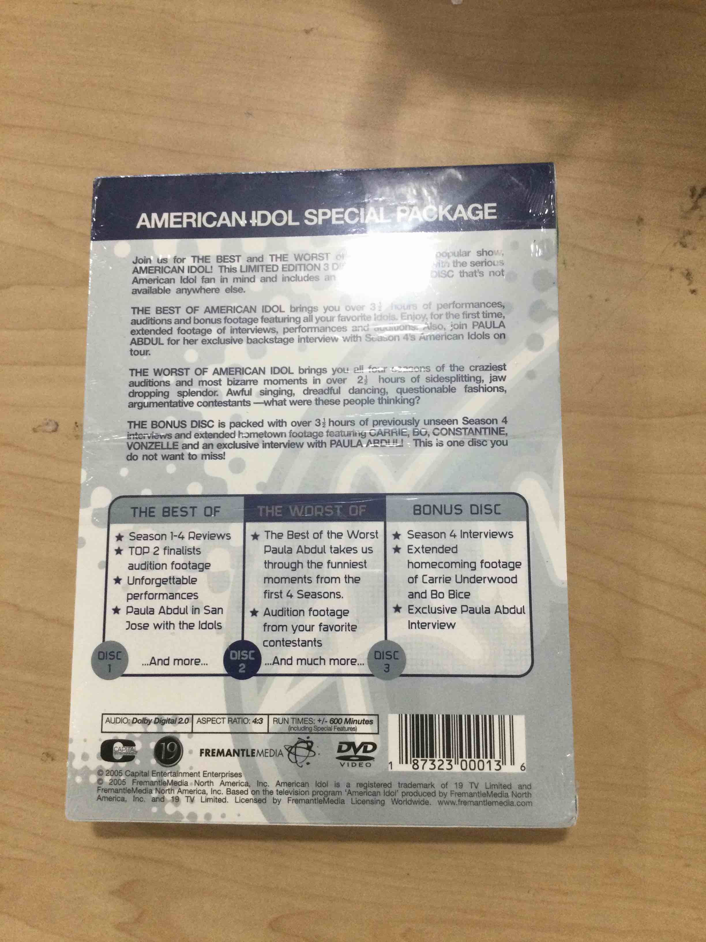 Condition photo showing New/Like New for american idol - the best & worst of american idol ( limited edition )