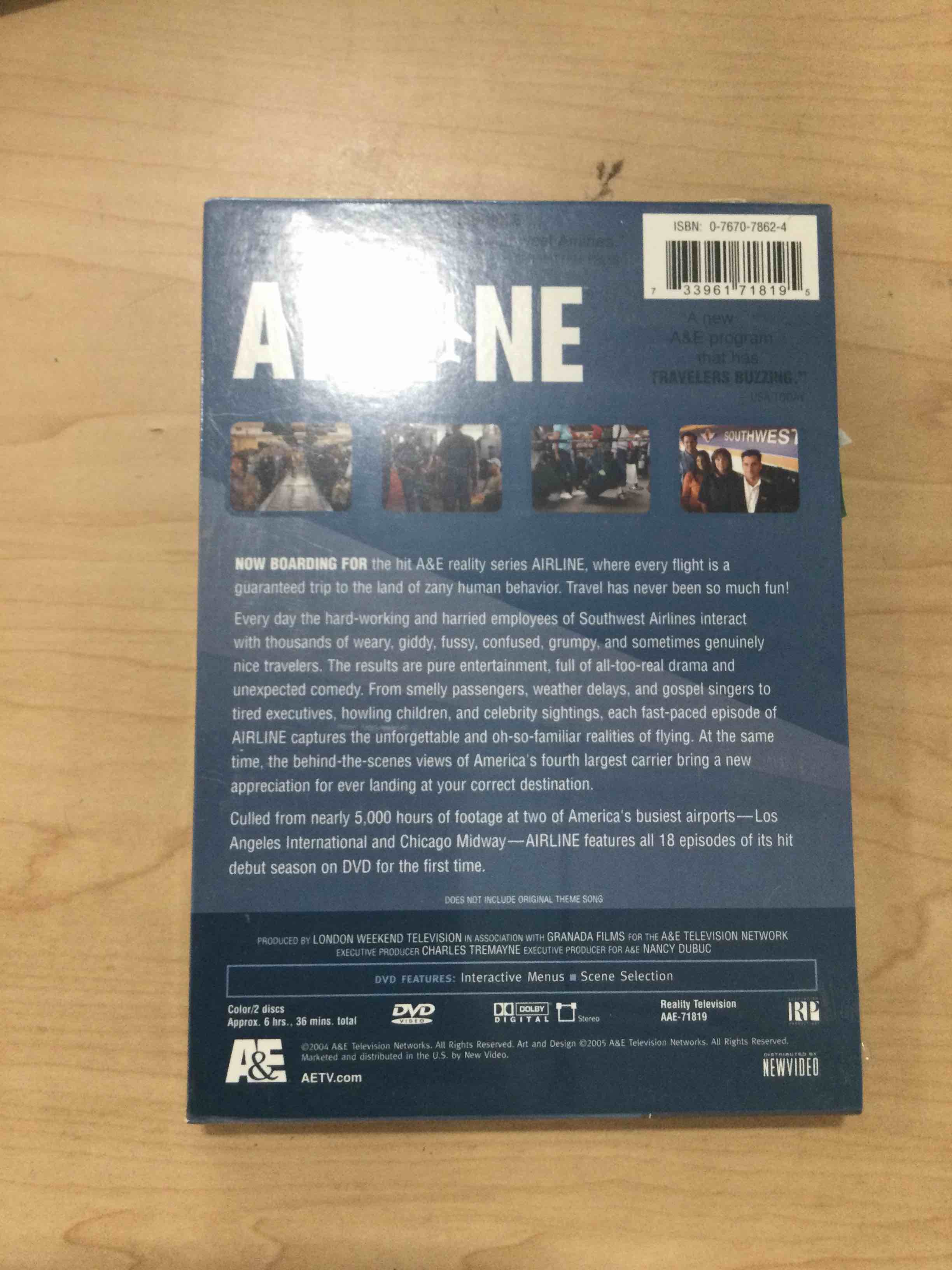 Condition photo showing New/Like New for airline - the complete season 1
