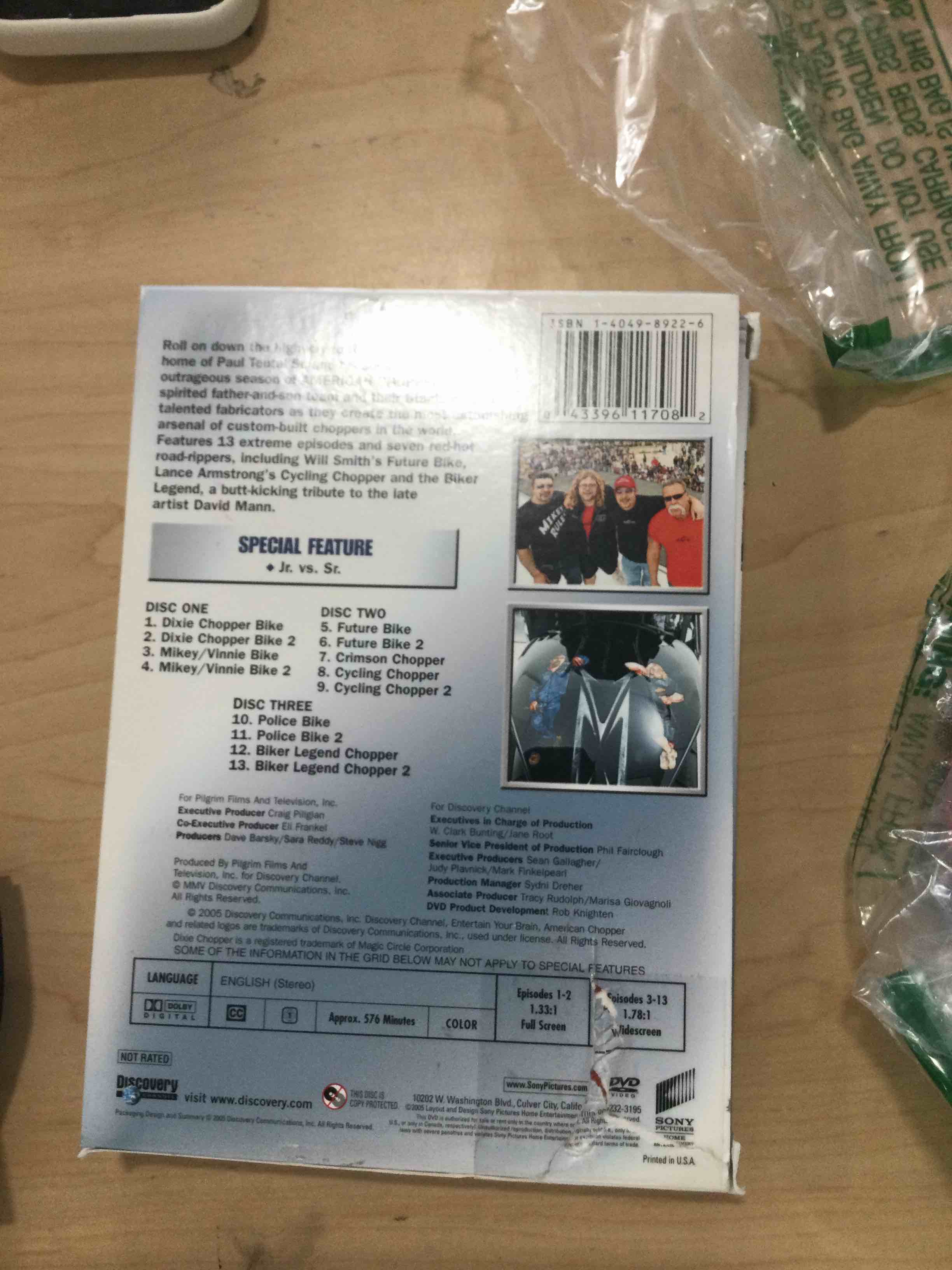 Condition photo showing New/Like New for american chopper the series - the third season