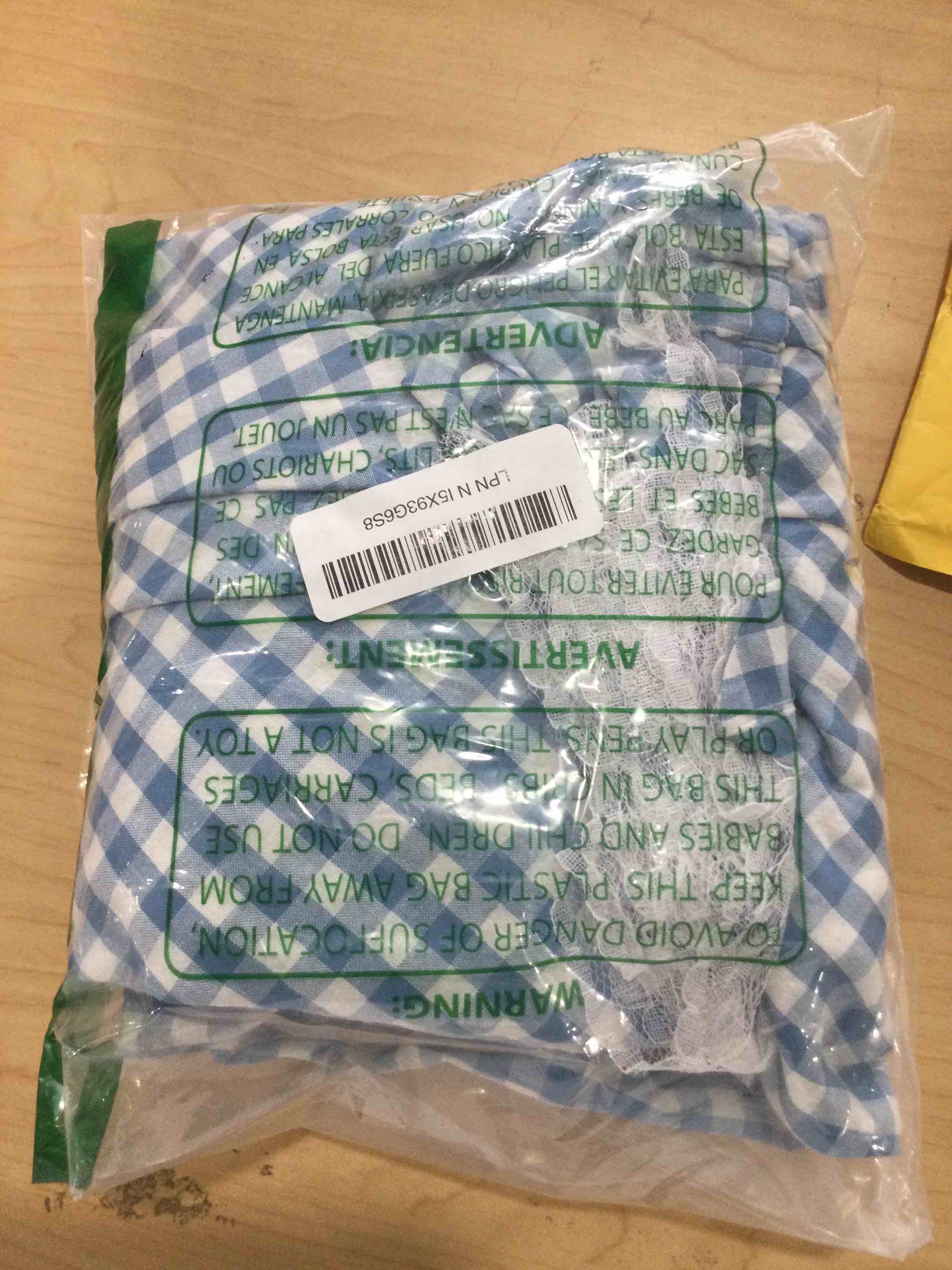 Condition photo showing New/Like New for halloween costume women,adults basket dress socks hair bows book storybook character sexy blue small