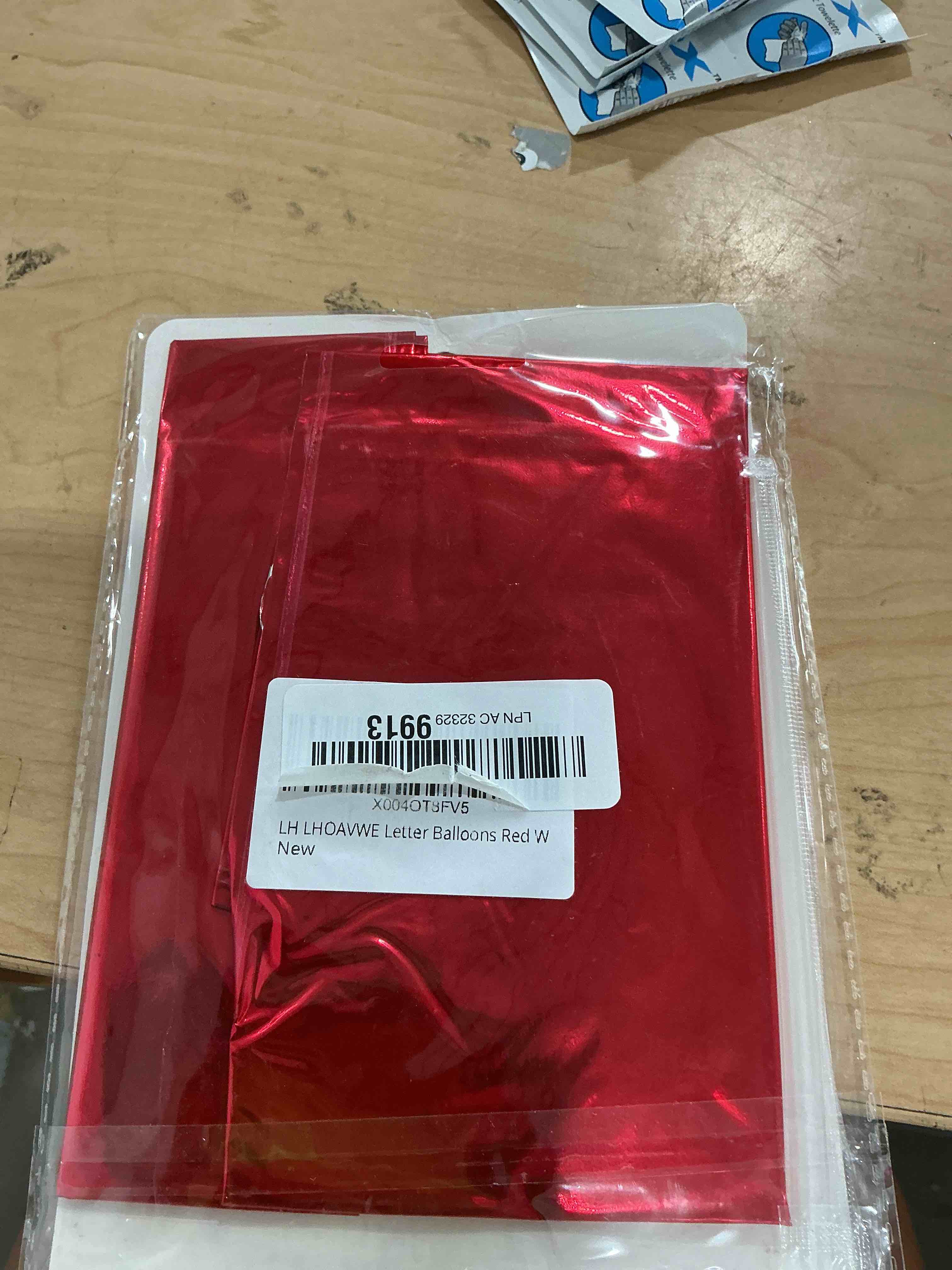 Condition photo showing New/Like New for lovoir 40 inch large red letter w balloons big size jumbo mylar foil helium balloon for birthday party celebration decorations alphabet red w