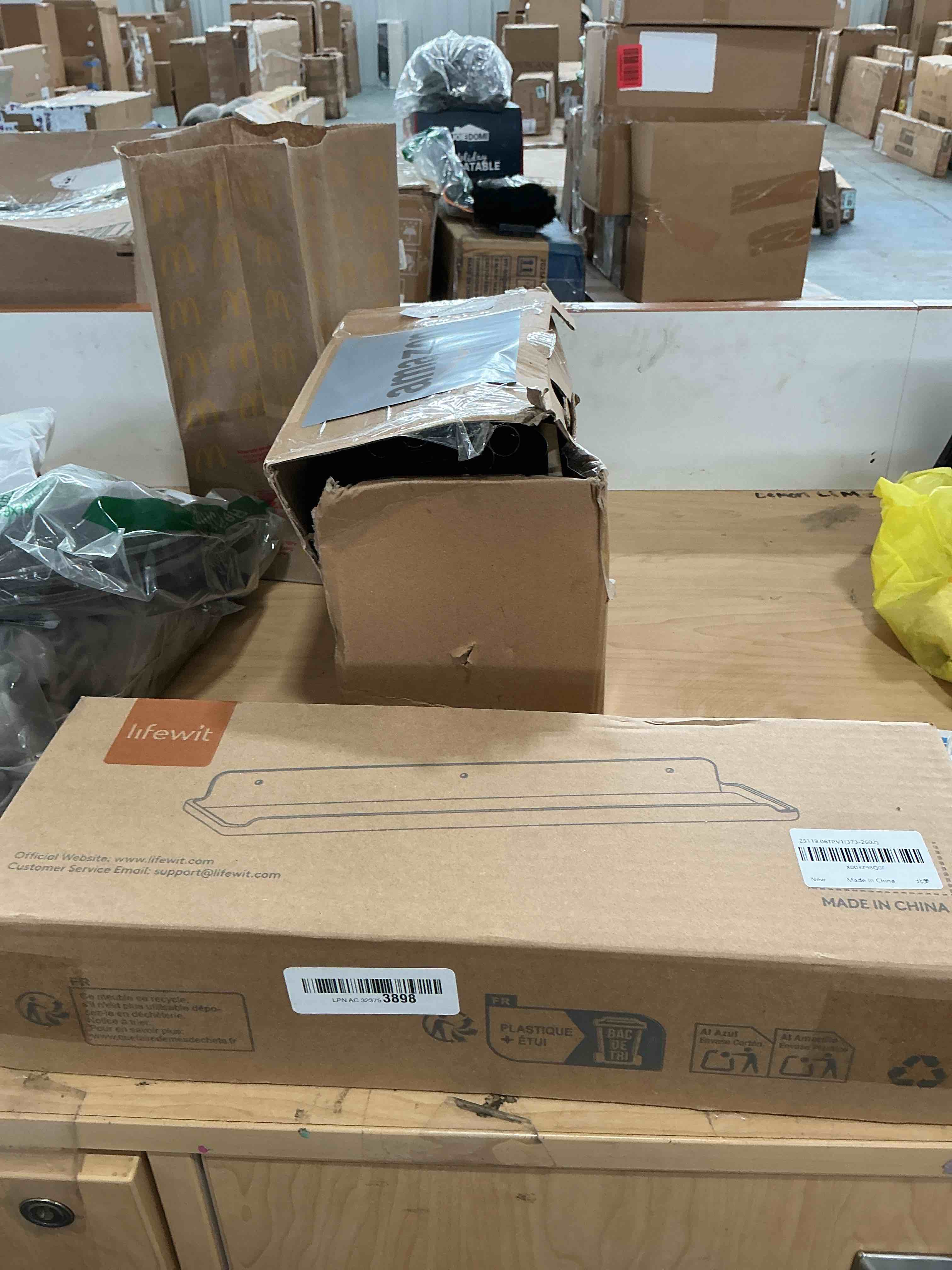Condition photo showing New/Like New for lifewit floating shelves for wall, acrylic display shelf wall mounted for figure, car, art, book, 14" perfume organizer for bathroom, bedroom, living room, nursery, home decor, clear, 6 pack clear 6 14"