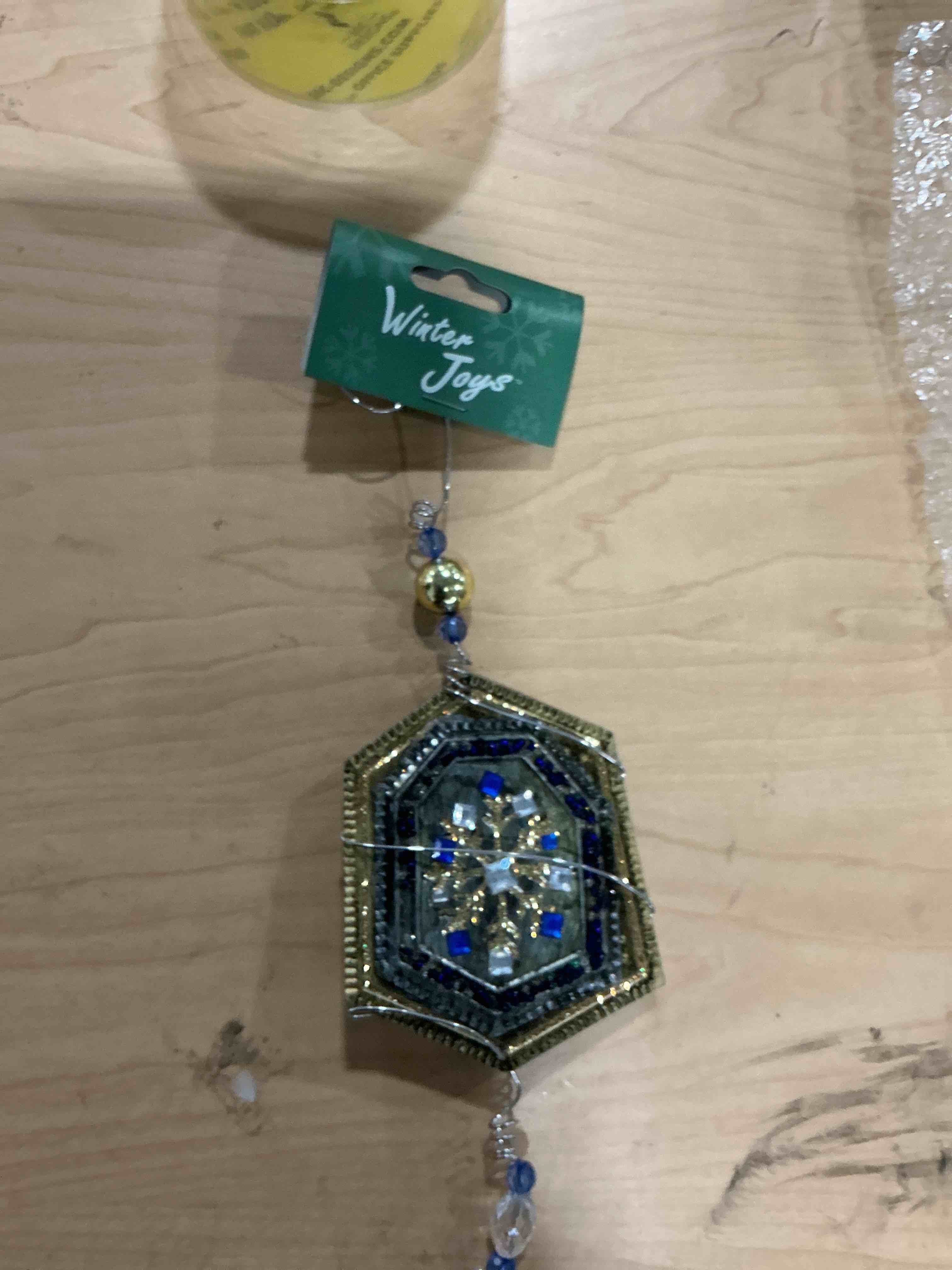 sculpture metal ornament, snowflake