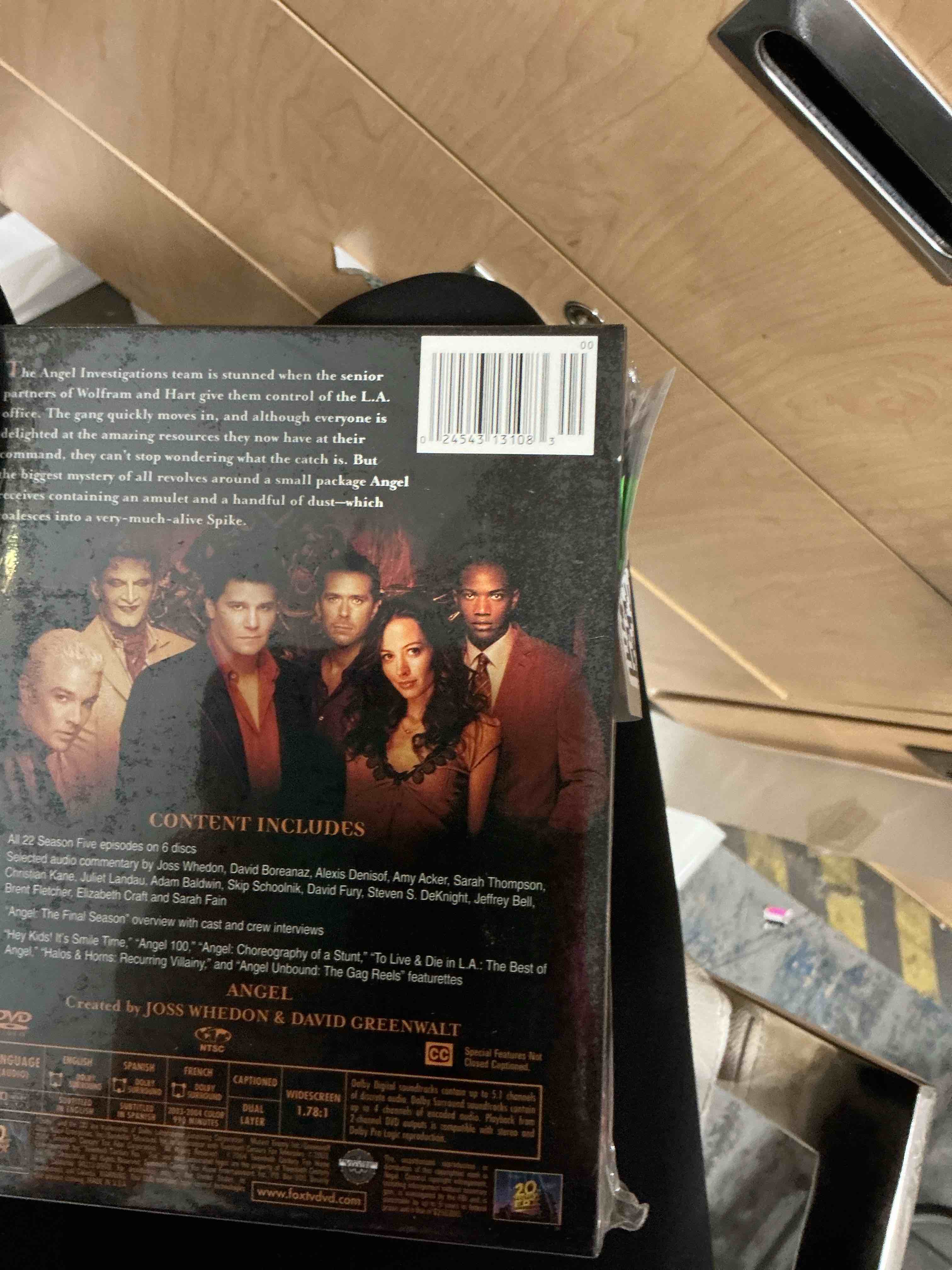 Condition photo showing New/Like New for angel - season five