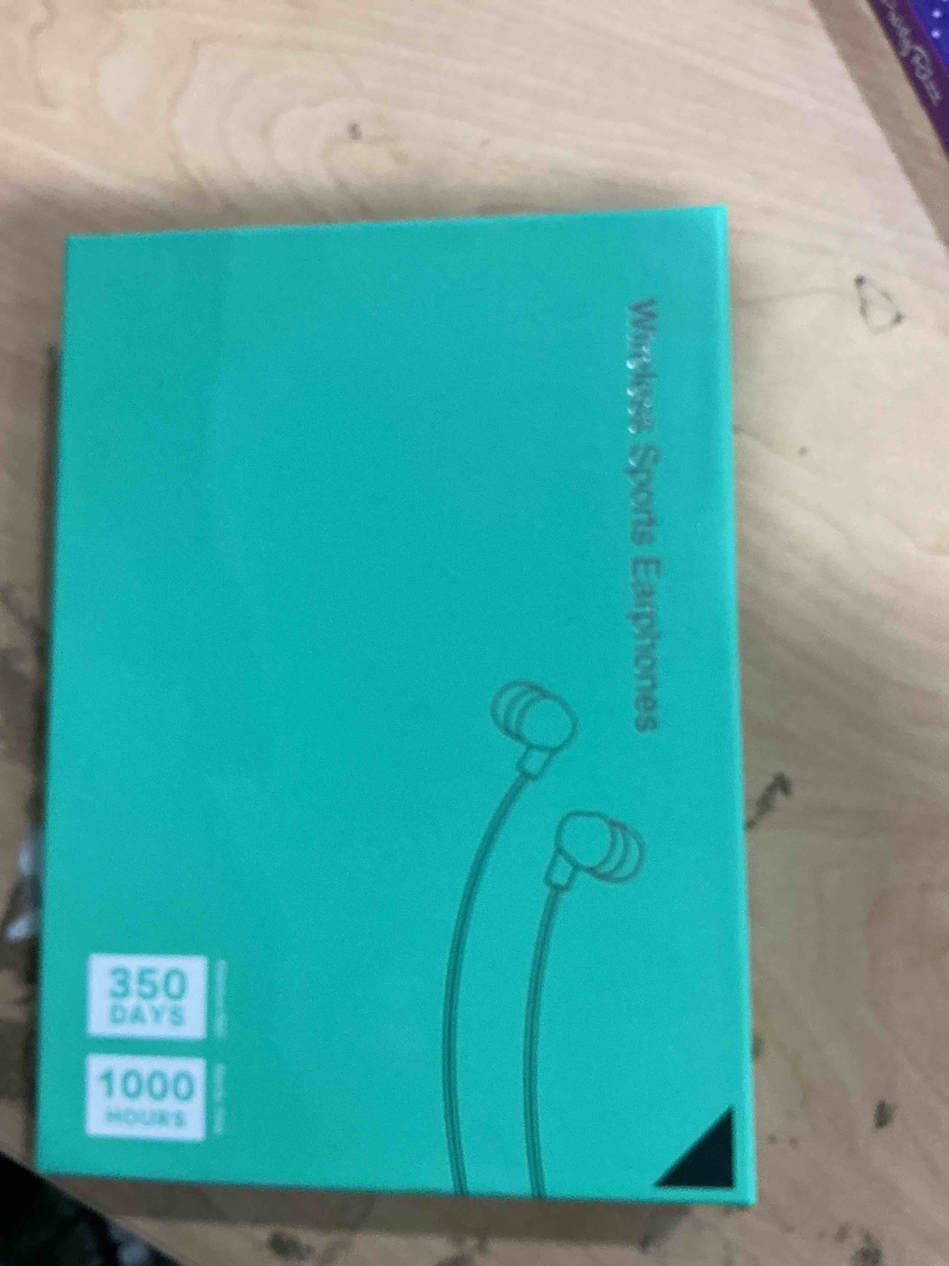 Condition photo showing New/Like New for lecefty neckband bluetooth headphones, 200h extra long playtime wireless stereo neckband earbuds with microphone, waterproof balanced armature drivers in ear headset for sports/workout (cyan green)