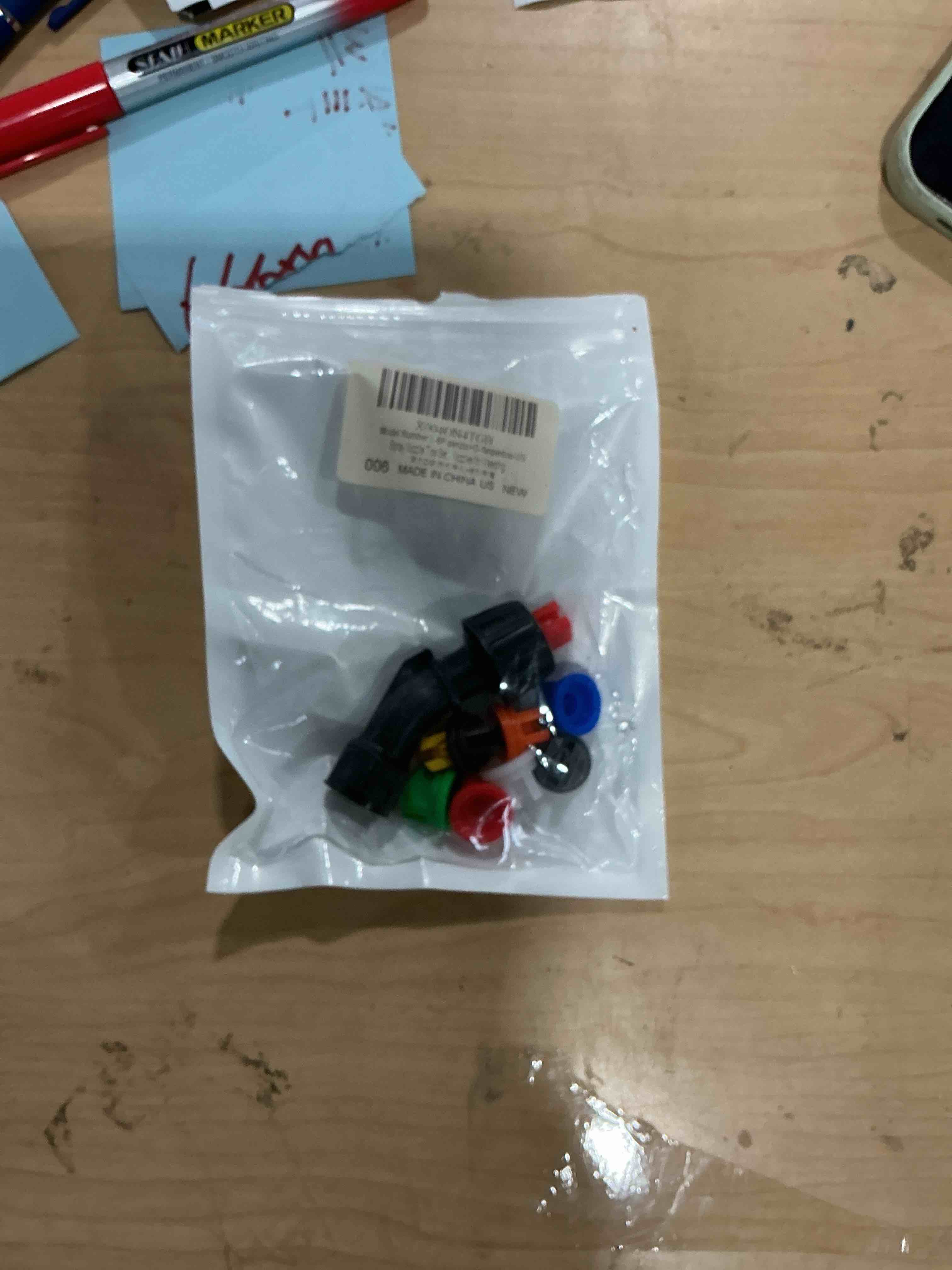 Condition photo showing New/Like New for spray nozzle tips set, 110 degree flat fan shaped nozzles + 8 pcs 0.1-0.8mm pore spray nozzle tips, for the replacement boom pump sprayer knapsack, garden &agricultural greenhouse sprayer tank
