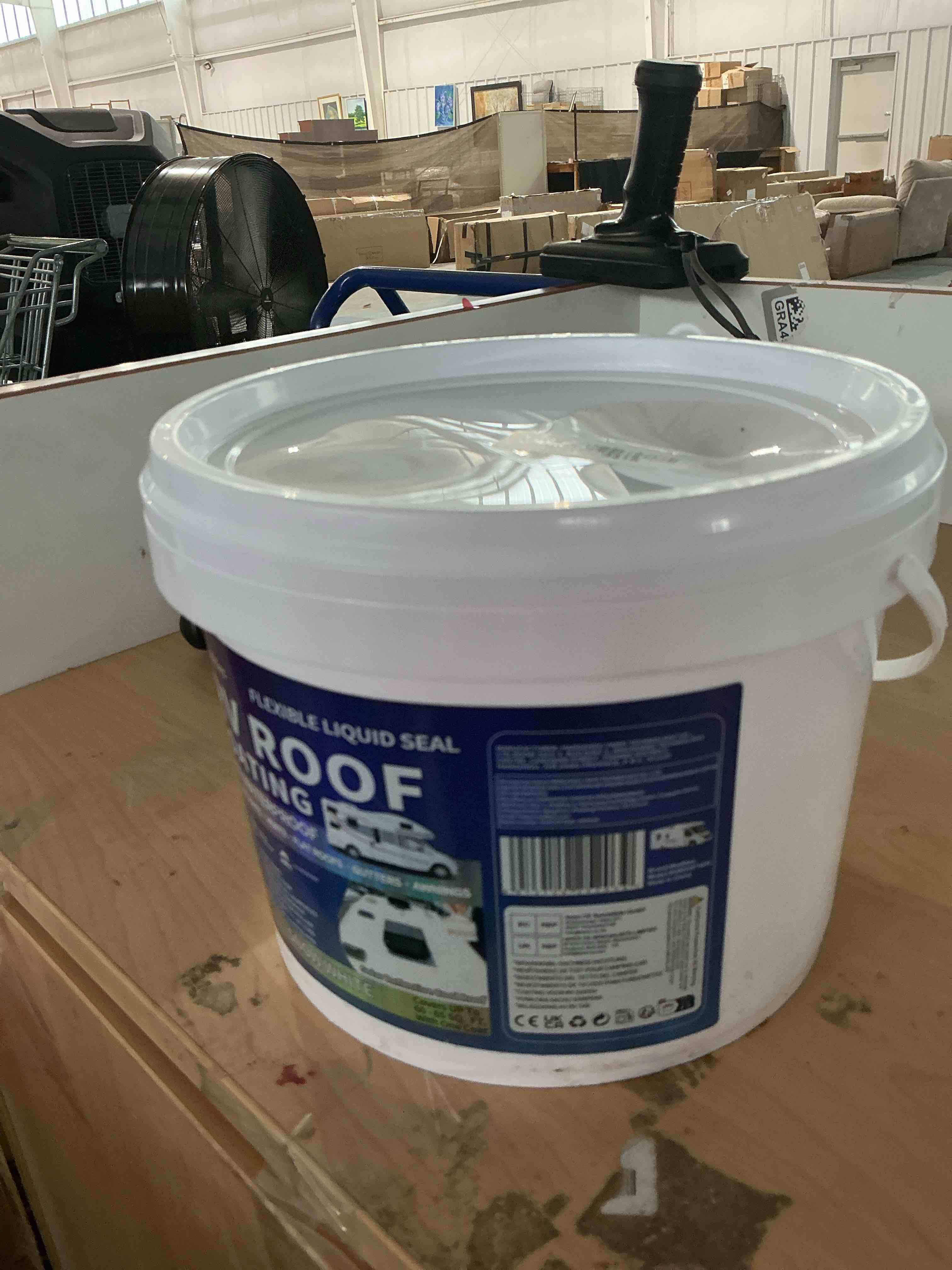 Condition photo showing New/Like New for rv roof coating white, wadities waterproof solar reflective sealant, flexible rv roof sealant for campers, trailers, motorhomes, metal buildings and leak repairs - 1 gallon | no primer needed, waterproof flexible rv sealant for epdm, tpo, campers, trailers, motorhomes, metal buildings, leak repairs