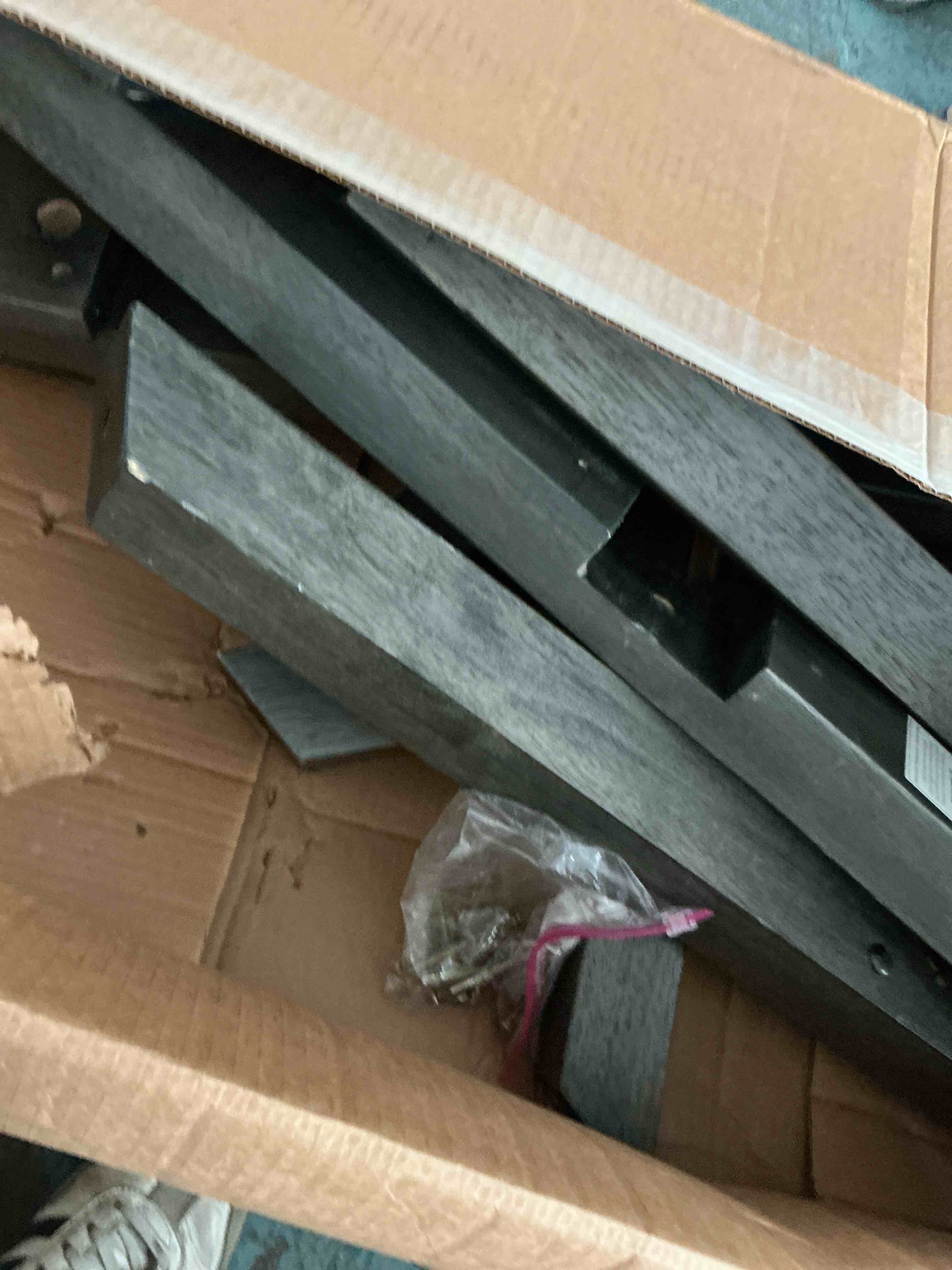 Condition photo showing Good Condition for 28in modern table base wooden pedestal dinning table legs with suction cups, heavy duty desk base for marble,glass,wood top, coffee table legs for kitchen,home,restaurant grey