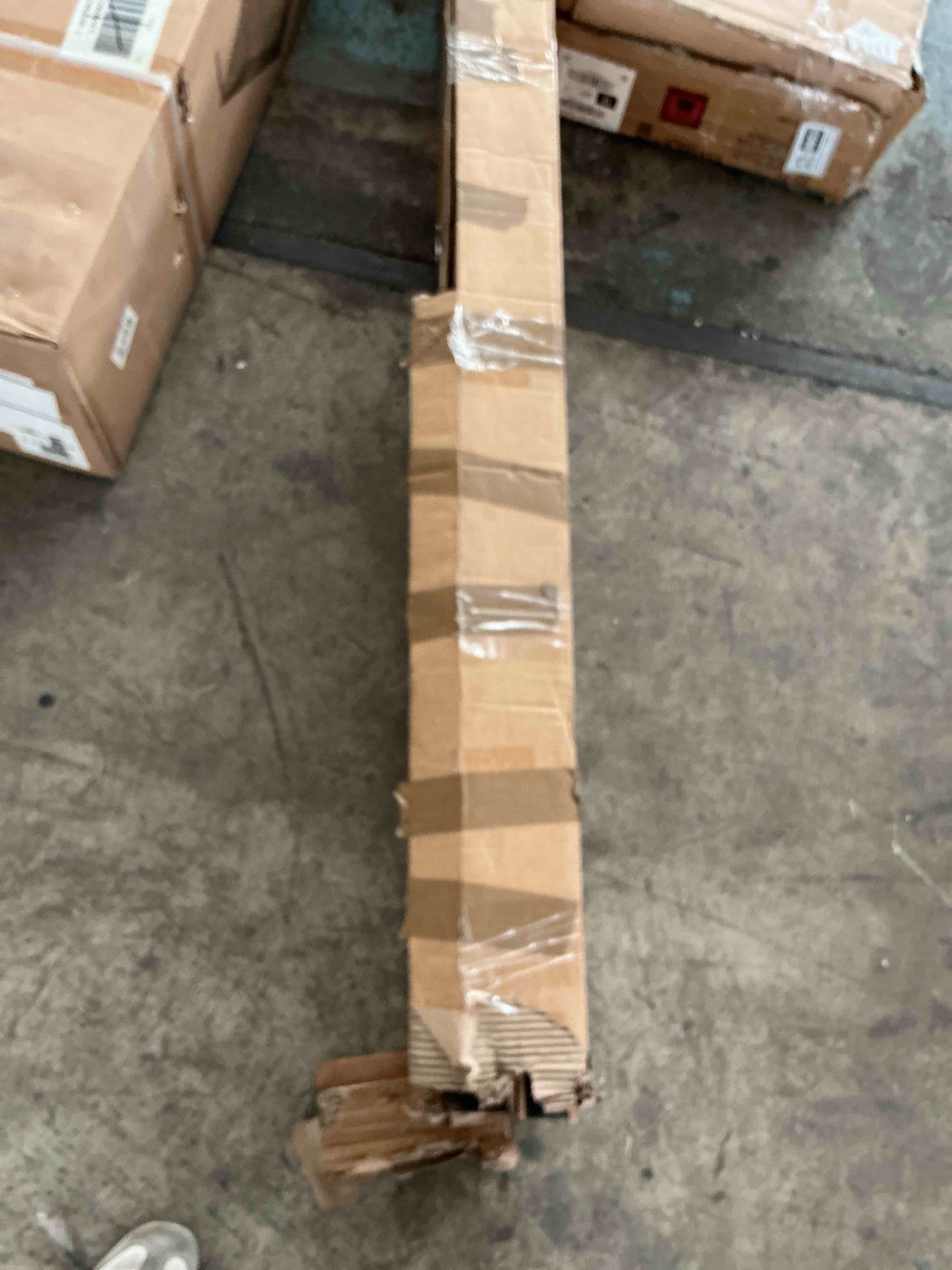 Condition photo showing Good Condition for harfington 4pcs cord hider wall pvc cable cover self adhesive wire hider wall mounted tv cable raceway for cables management (60in total length),brown