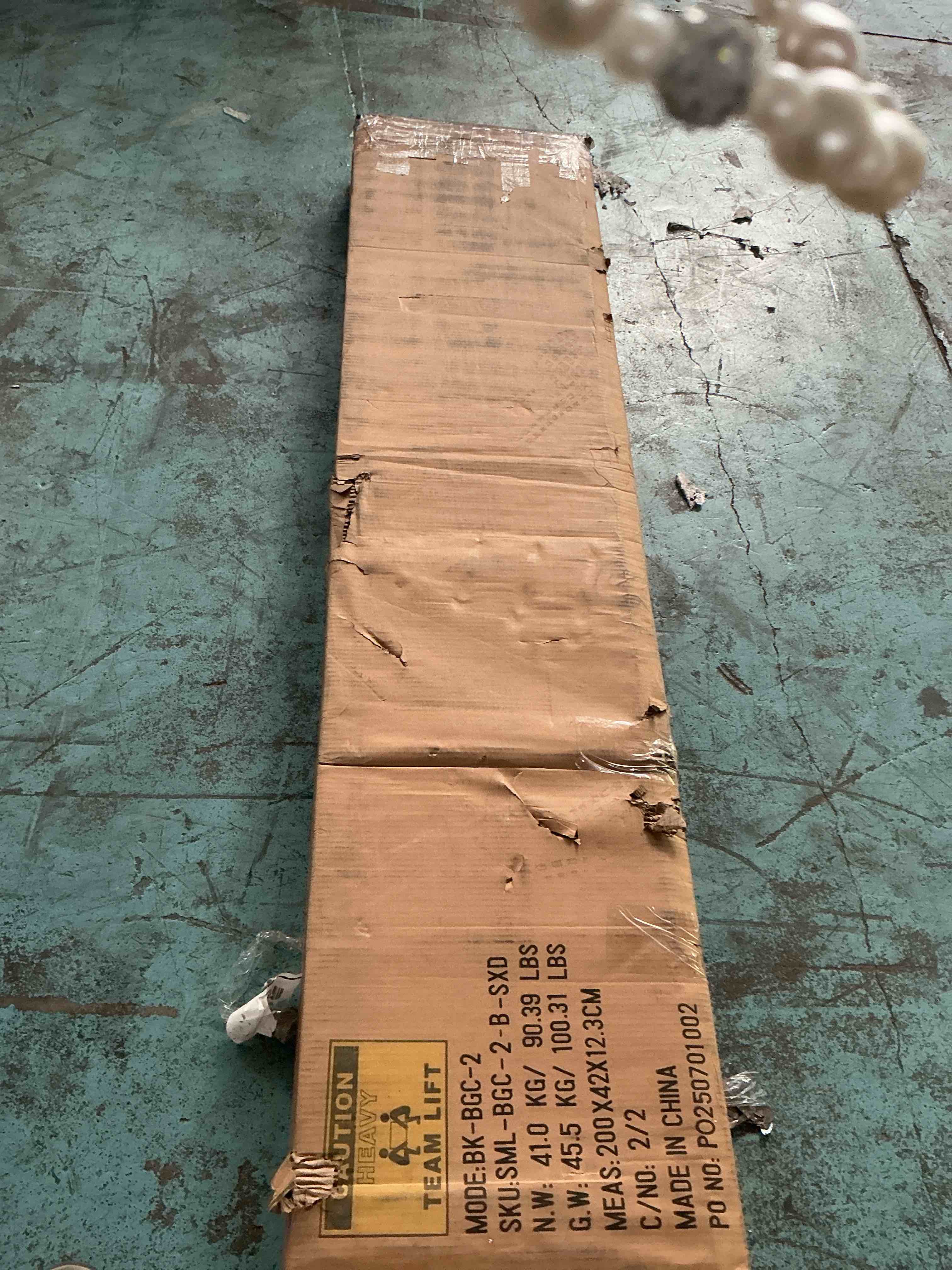 Condition photo showing New/Like New for metal cabinet, 71” garage storage cabinet with doors and adjustable shelves (black, 1 drawer) box1/2