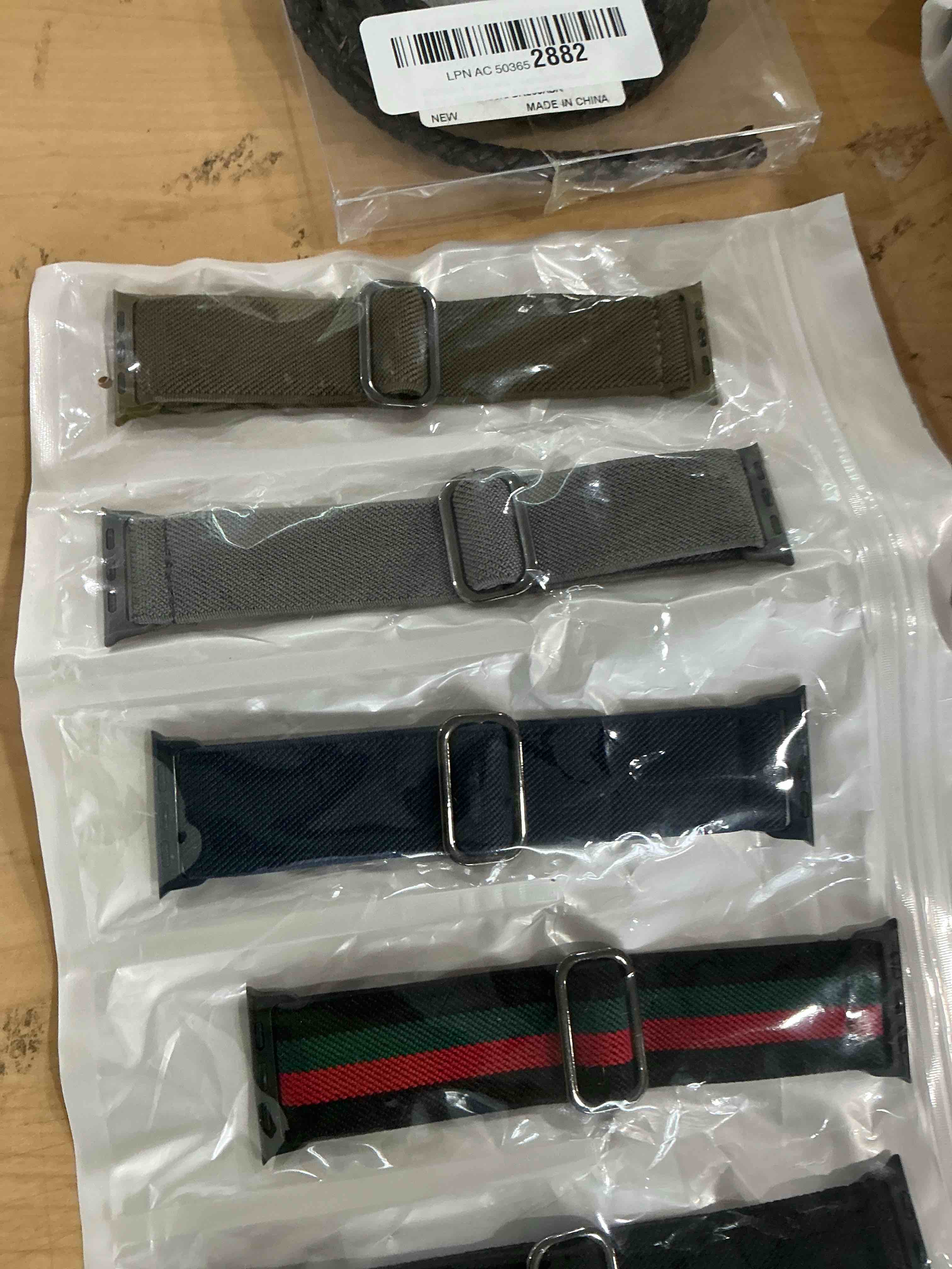 Condition photo showing New/Like New for adorve stretchy band compatible with apple watch bands ultra 3/2/1 49mm 46mm 45mm 44mm 42mm 41mm 40mm 38mm men women, soft nylon elastic braided strap fits for iwatch series 11/10/9/8/7/6/5/4/3/se3-1