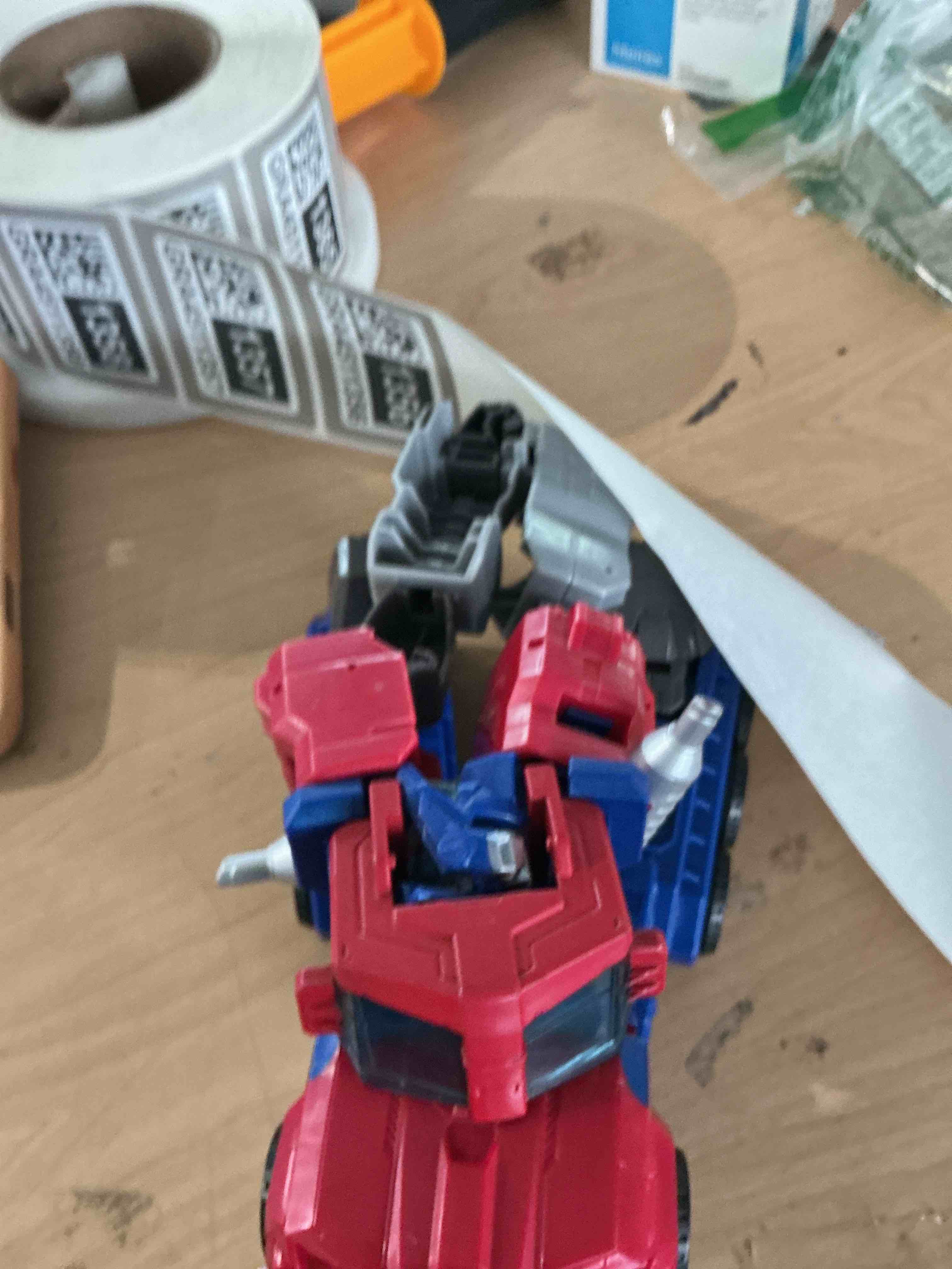Condition photo showing New/Like New for transformers toys heroic optimus prime action figure - timeless large-scale figure, changes into toy truck - toys for kids 6 and up, 11-inch (amazon exclusive)