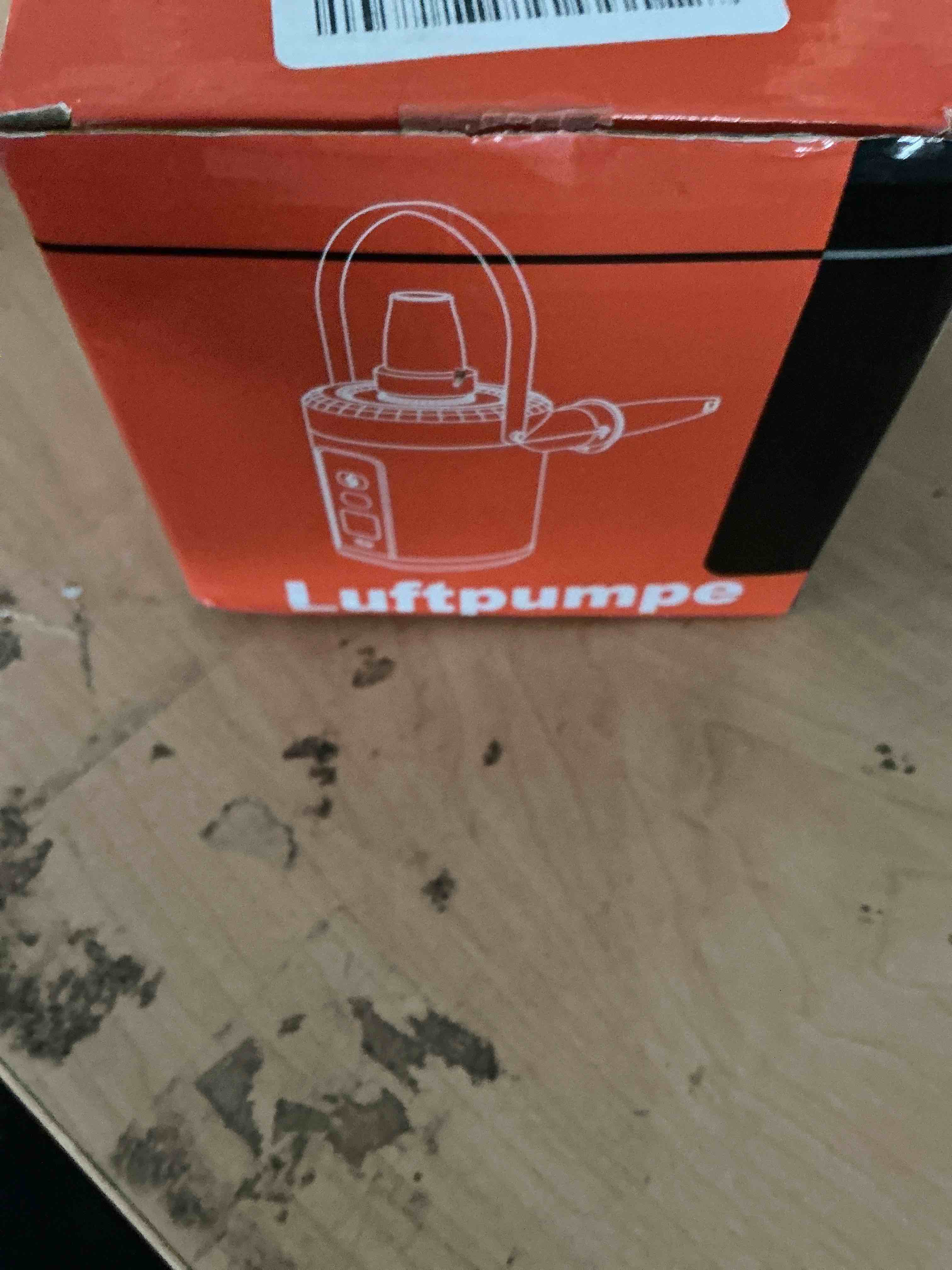 Condition photo showing Good Condition for portable air pump for inflatables with 5000mah battery & camping light, 280l/min ultra-fast electric air pump, inflate deflate for air mattress pool floats swimming rings yoga balls