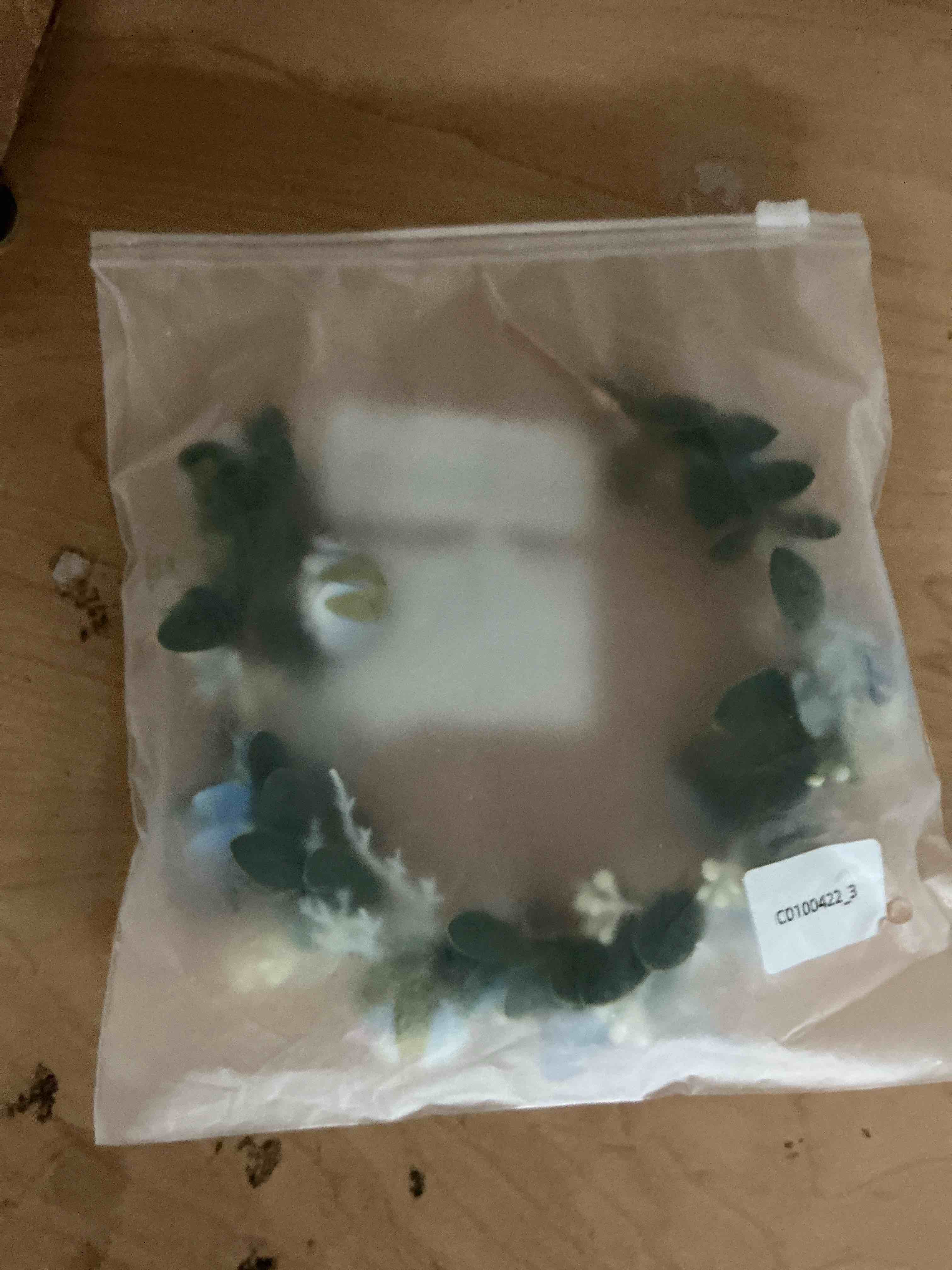 Condition photo showing New/Like New for flower headband, blue white flower headband for women | elegant hair accessories non slip flowers crown hairband for wedding party festival decoration