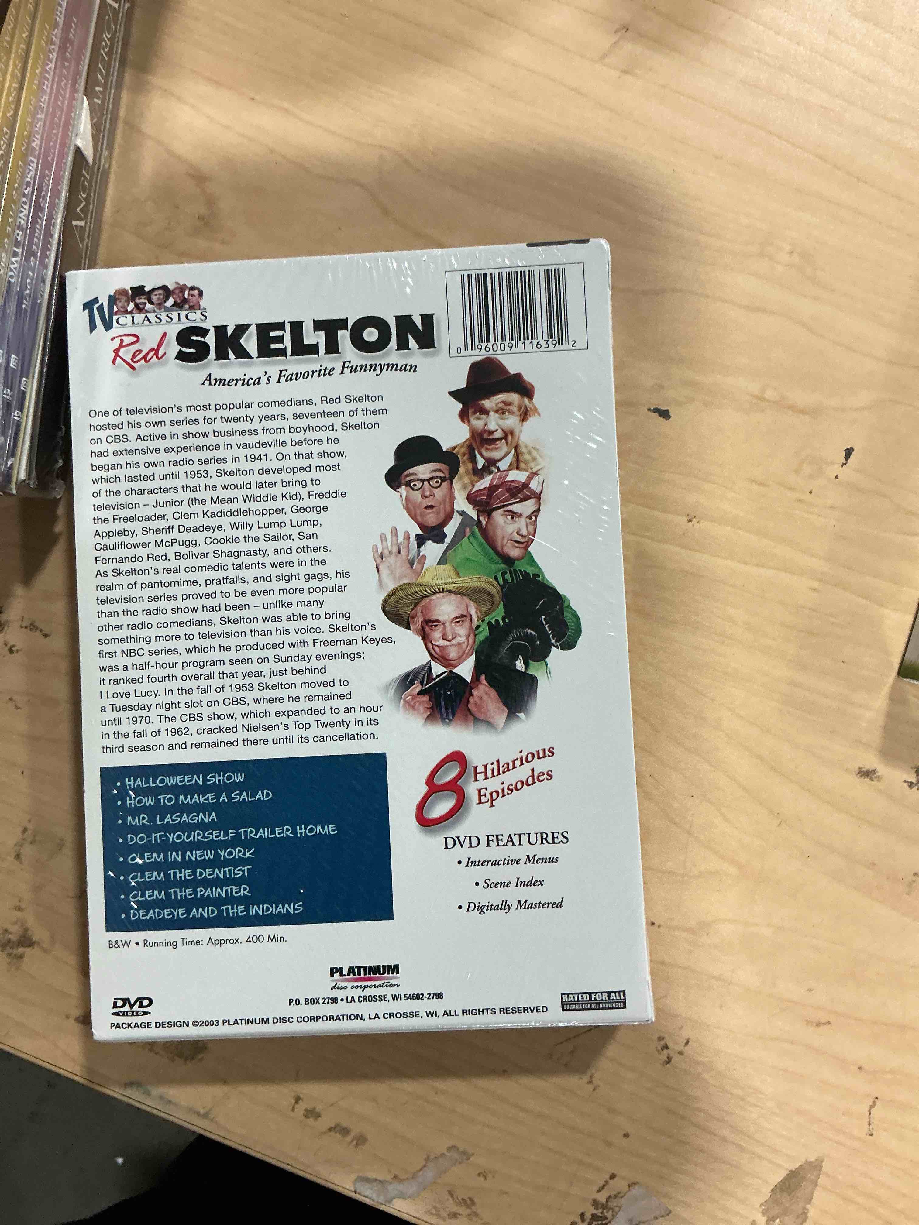 Condition photo showing New/Like New for red skelton [dvd]