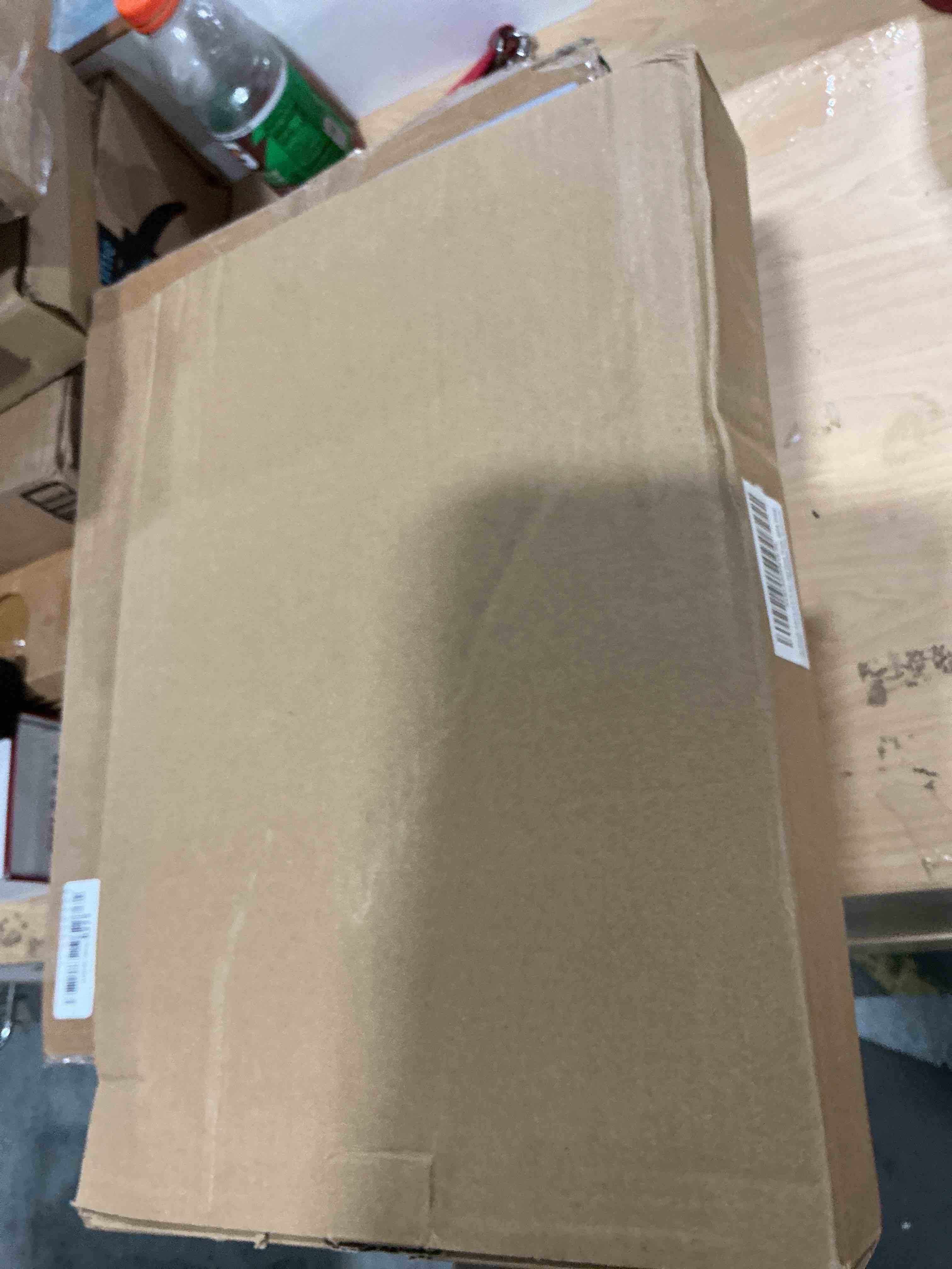 Condition photo showing New/Like New for 4-pack plastic 16" x 11" large white serving trays set - reusable serving platters for cookie, appetizer, charcuterie, snack, dessert, party food display - stackable kitchen countertop tray, bpa free 4 pack - 16" x 11"