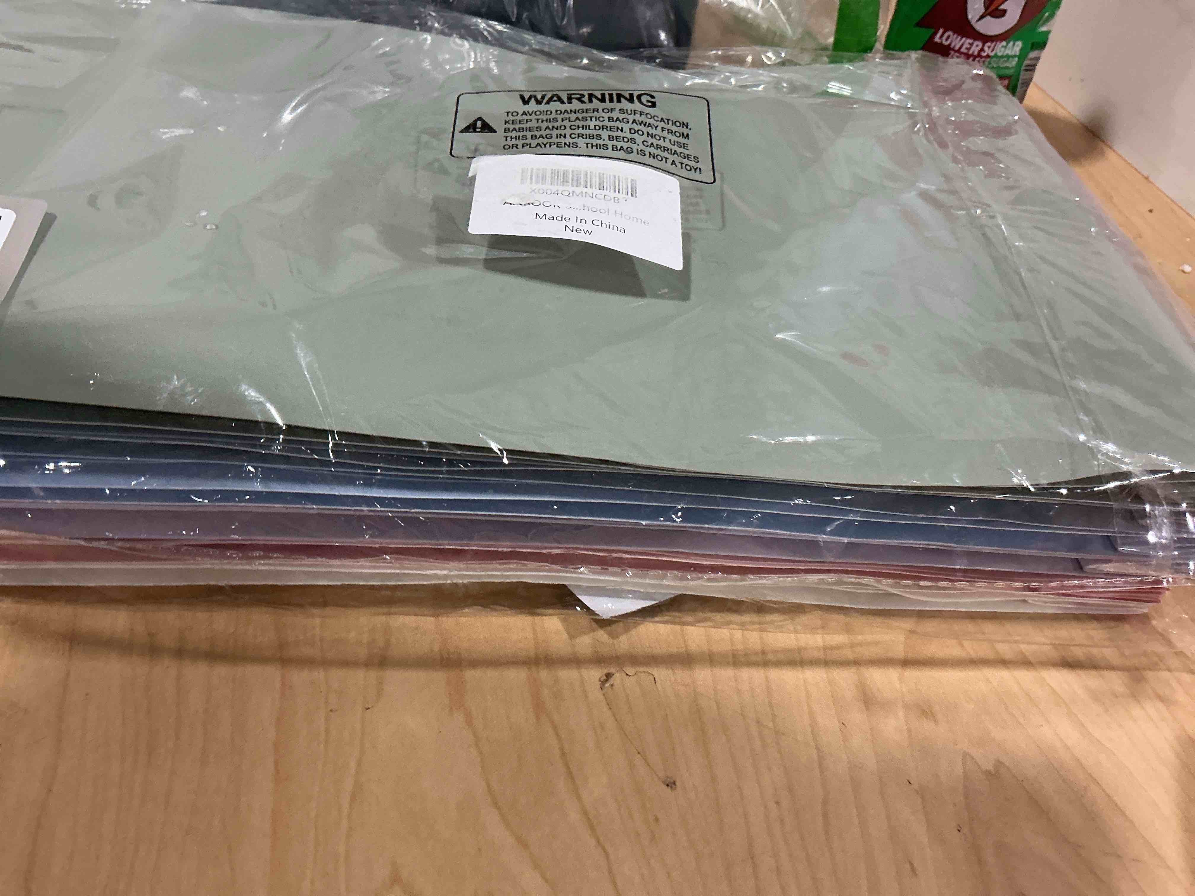 Condition photo showing New/Like New for kosiz 10 packs expanding file folders with 5 pockets, a4 letter size cute folders for documents, file document organizer with 80 pcs file folder labels for document school office supplies