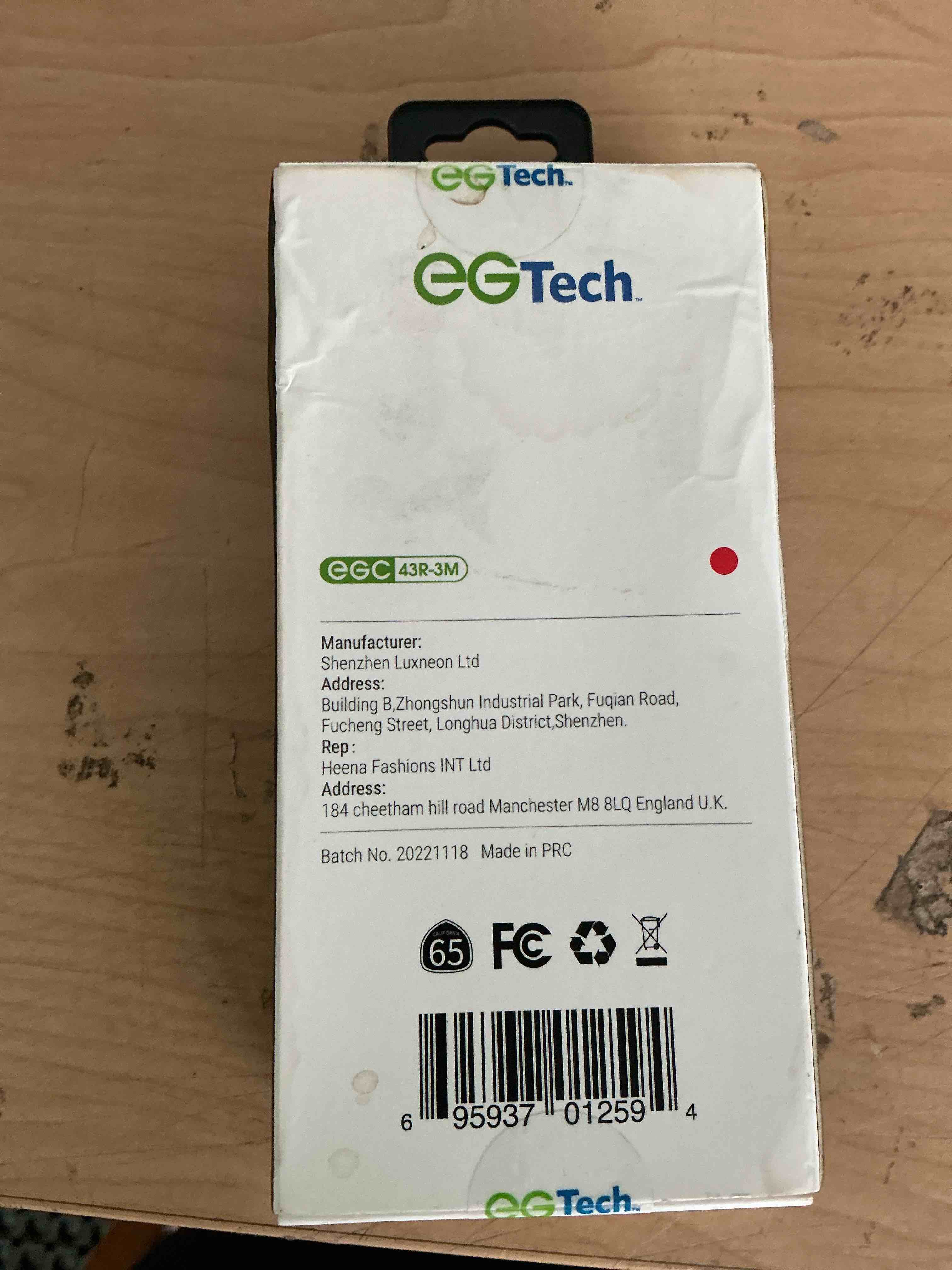 Condition photo showing New/Like New for eg tech 9 feet extra long silicone, charging cable