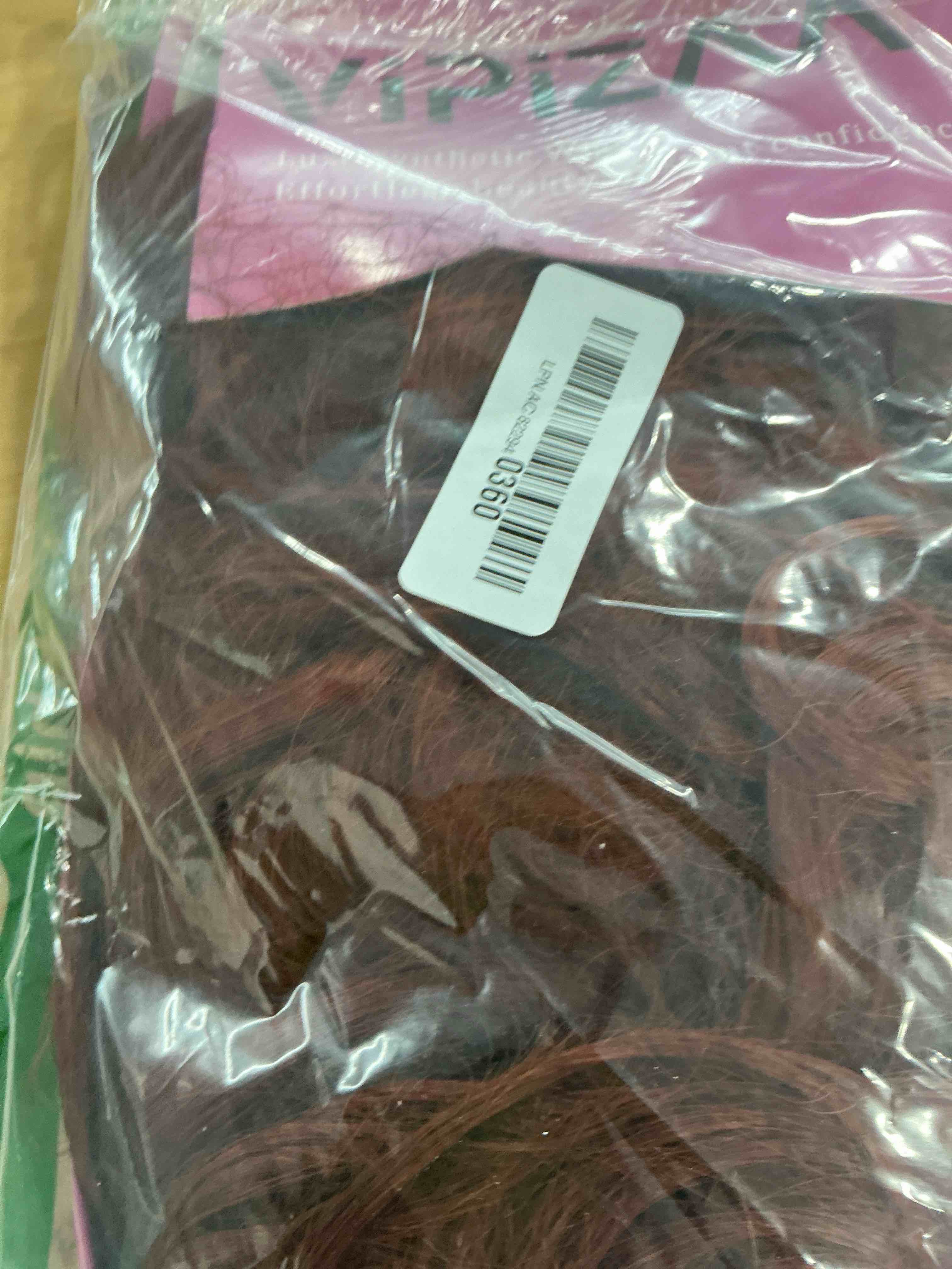 Condition photo showing Good Condition for wear and go ginger auburn glueless lace front wig 26 inch | ginger auburn wear and go wig with glueless lace front, natural look and soft fiber for easy everyday styling