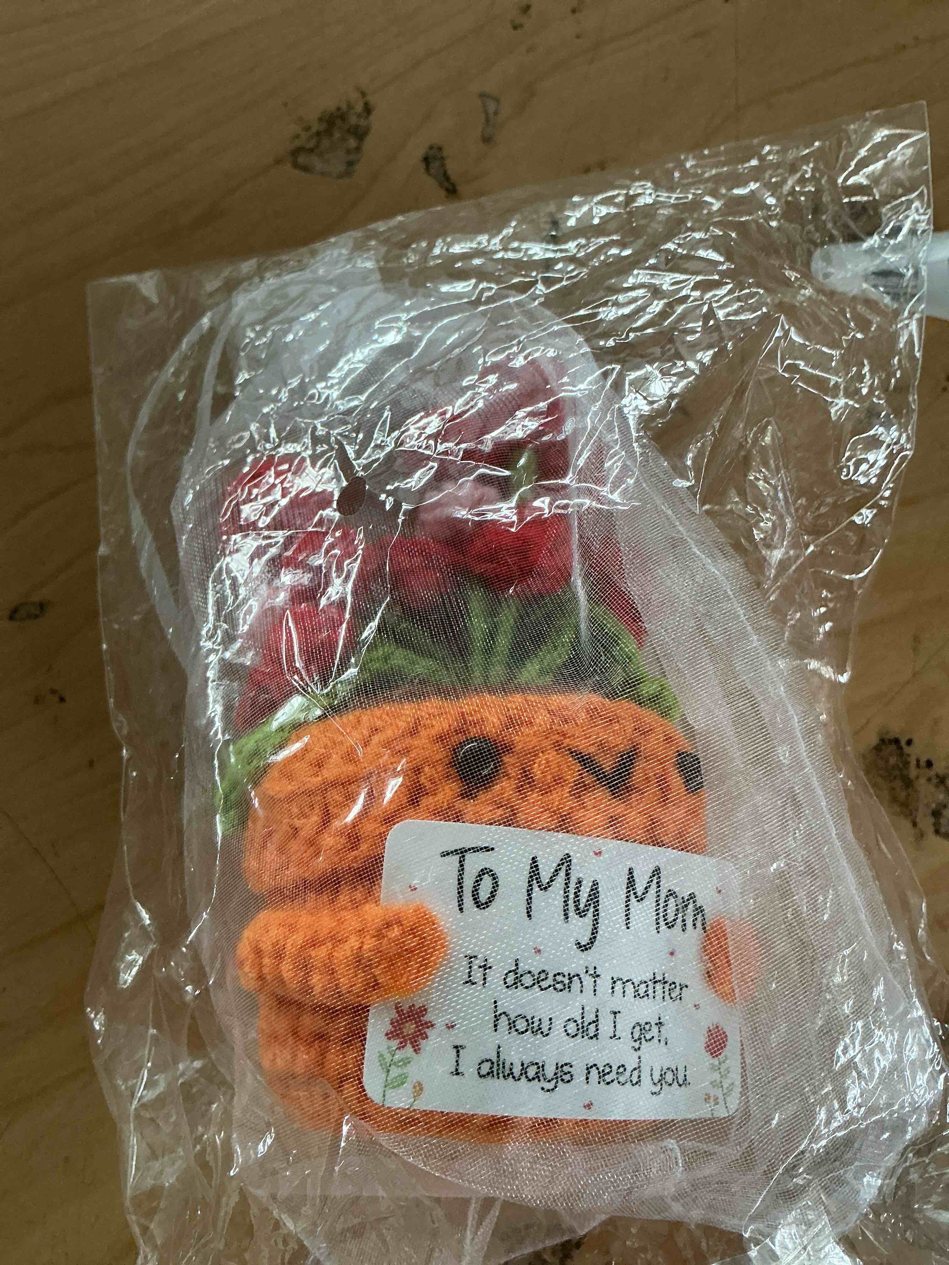 Condition photo showing New/Like New for mom gifts from daughter son mom birthday gifts fall christmas thanksgiving | handmade crochet flower birthday gift bonus step moms in law i love you mama present crochet decor support