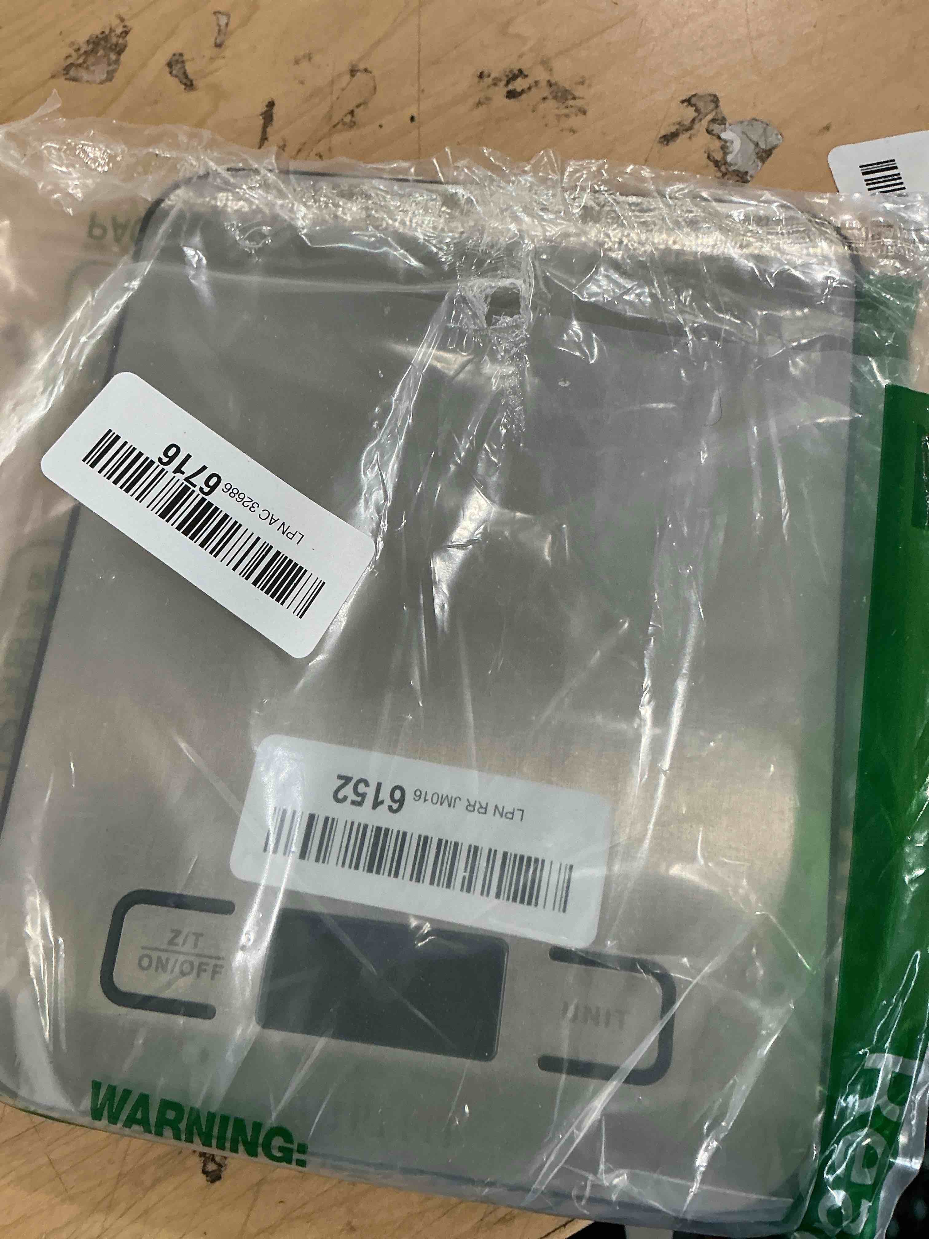 Condition photo showing Good Condition for nutri fit 11lb food scale kitchen scales digital weight grams & ounces grey | ultra-slim size, 1g precision, max 11lbs, smart tare, baking cooking weighing scale, portion control, hanging storage
