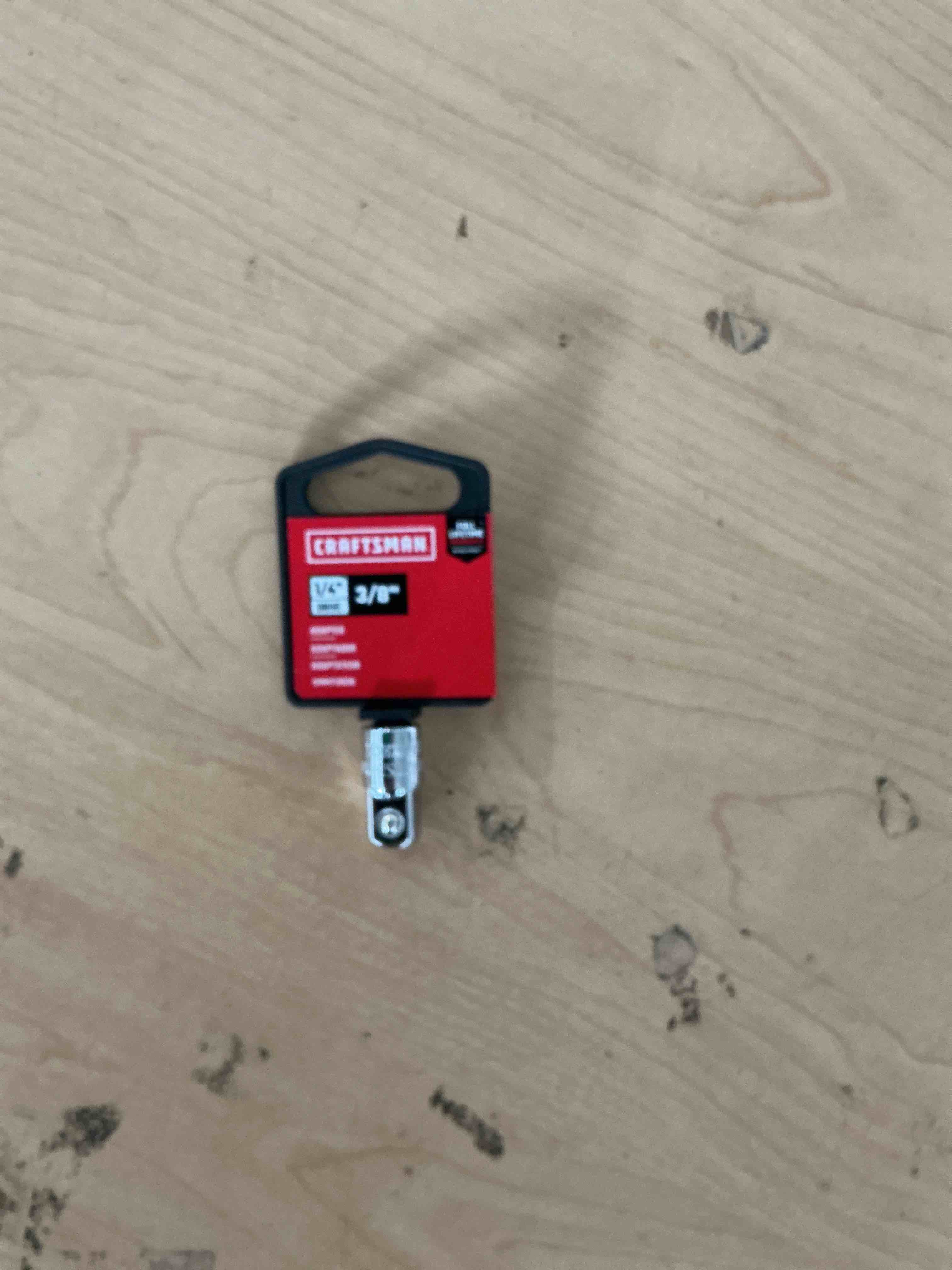 Condition photo showing New/Like New for craftsman 3/8" to 1/4" socket adapter, 1/4-inch drive (cmmt13030)