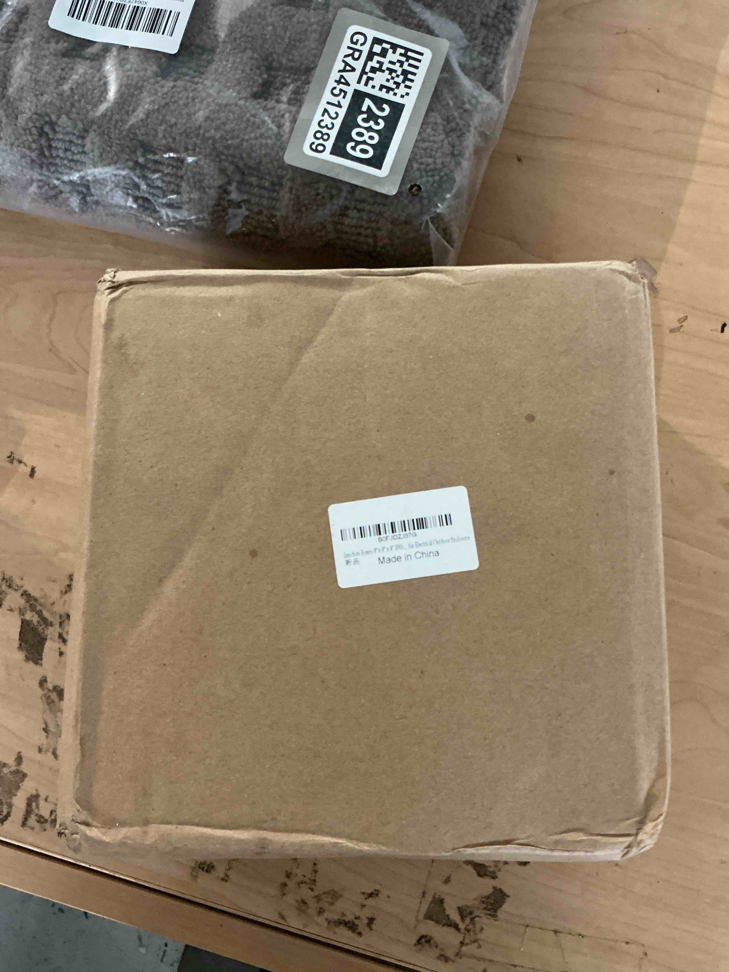 Condition photo showing Good Condition for junction boxes-8" x 8" x 4" ip65 abs plastic dustproof waterproof electrical box project junction conduit box for electrical outdoor enclosure