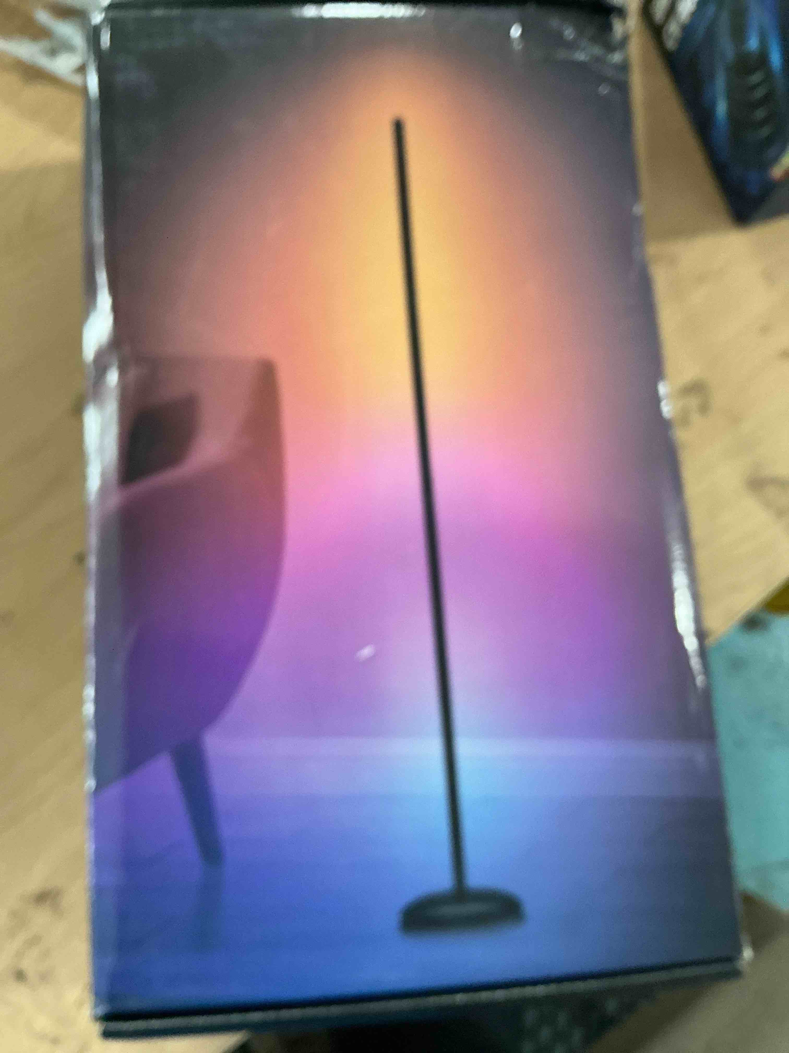 Condition photo showing New/Like New for tyute corner floor lamp, rgb led corner lamp with music sync, smart app and remote control color changing ambience light, led lamp with 16 million colors for bedroom, living room gaming room