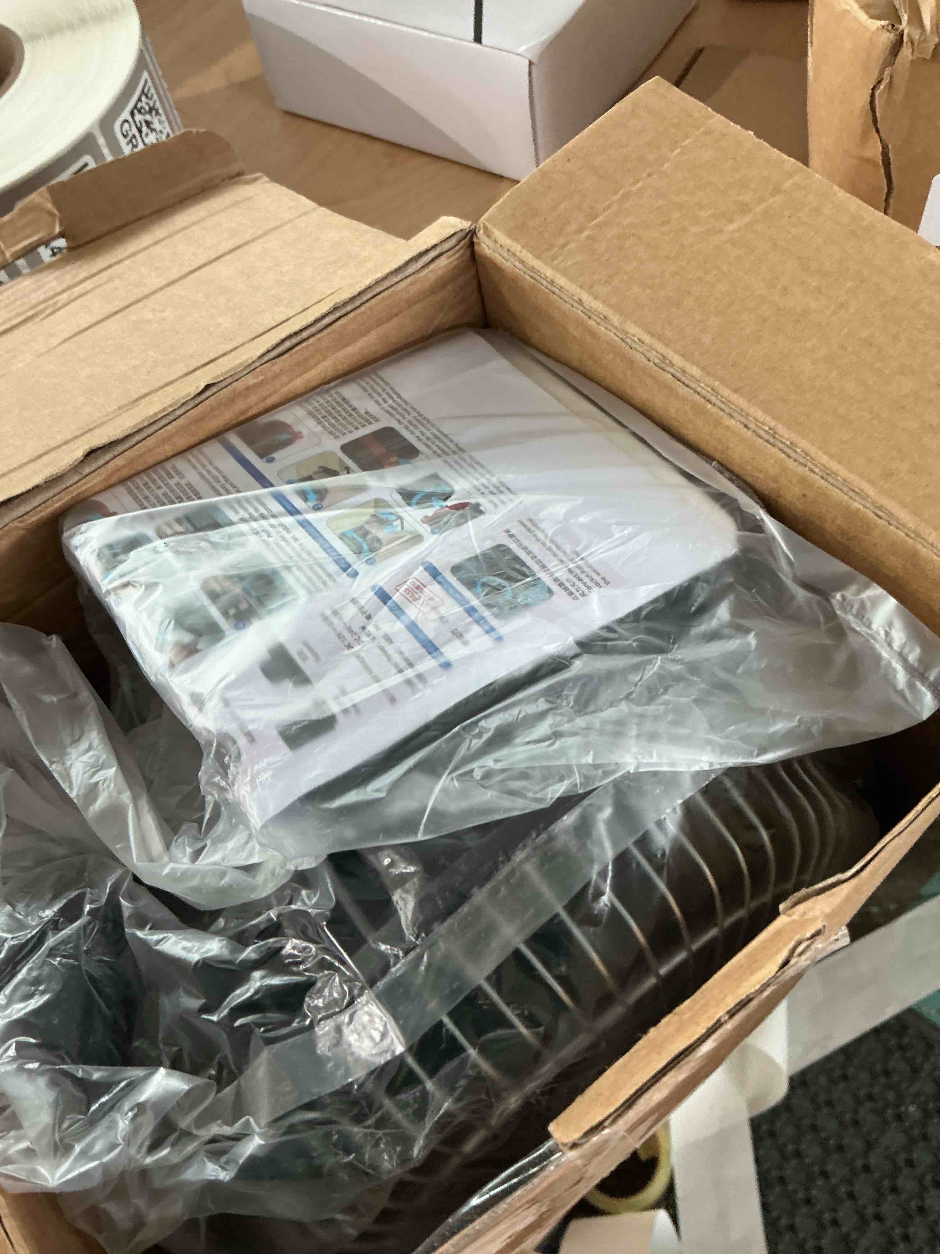 Condition photo showing New/Like New for 12v car clip fan & 24v truck fan, suv sun visor, 1.7m cord, strong airflow stepless speed, semi truck sleeper quiet cooling fan