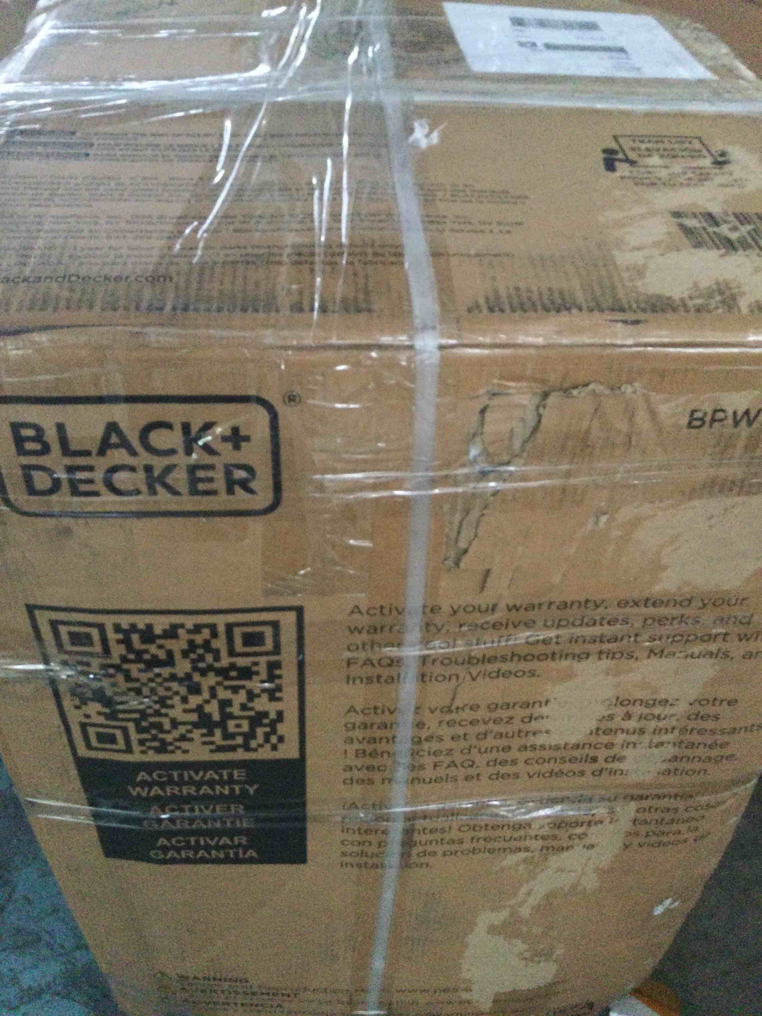 Condition photo showing Good Condition for black+decker 3.0 cu. ft. portable washer, 26.5 lb. capacity washing machine, 6 cycles, quick connect sink adapter and drain hose included, transparent lid & led display, bpw30mw, white