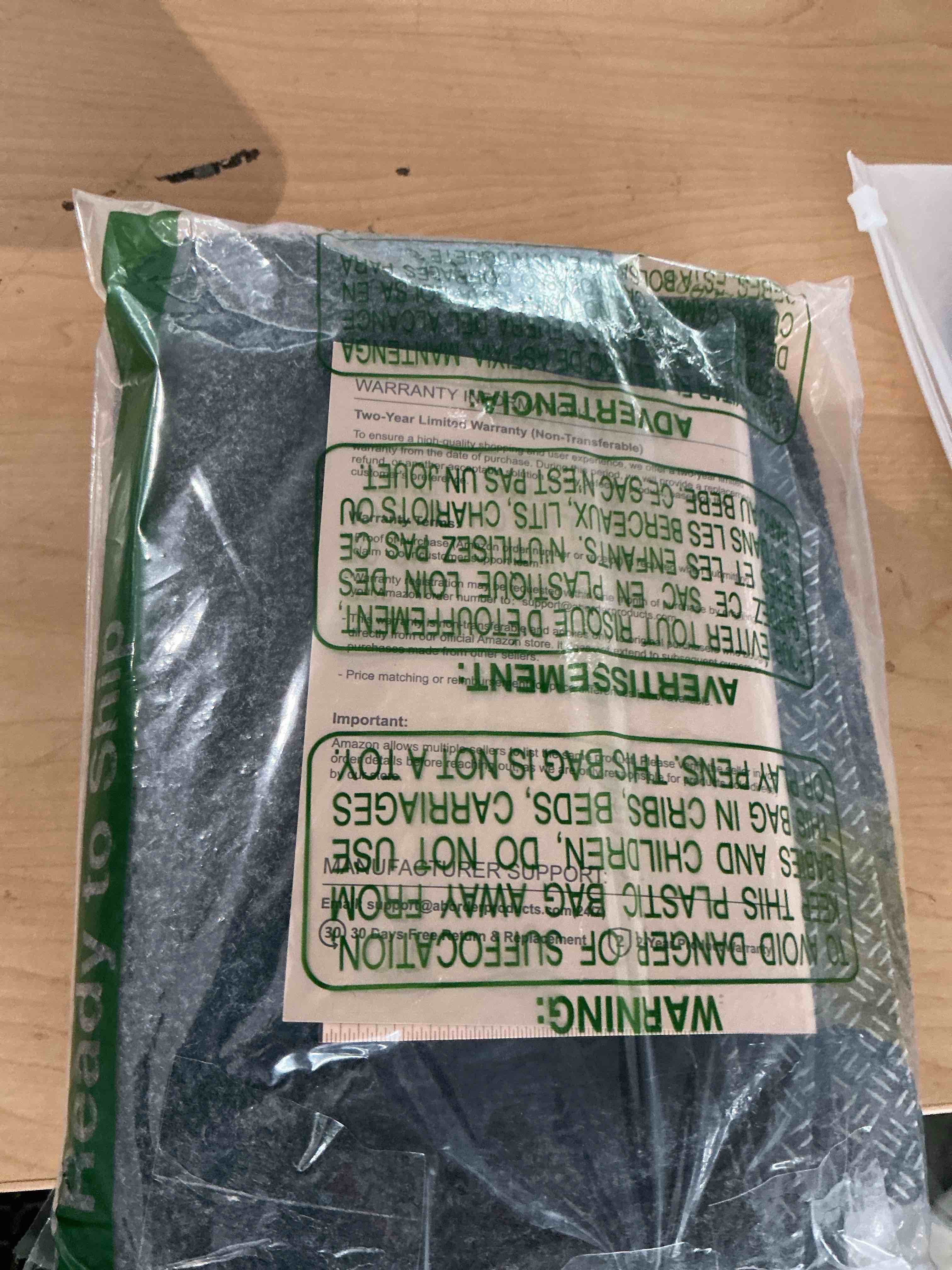 Condition photo showing New/Like New for bagail felt and natural rubber backing rug pads 1/4” thick, 5 x 7 ft non slip carpet gripper keep rugs in place, under area rug protective cushioned pads, carpet runners, hardwood floors protection 5' x 7' (rectangular) 1/4" thick
