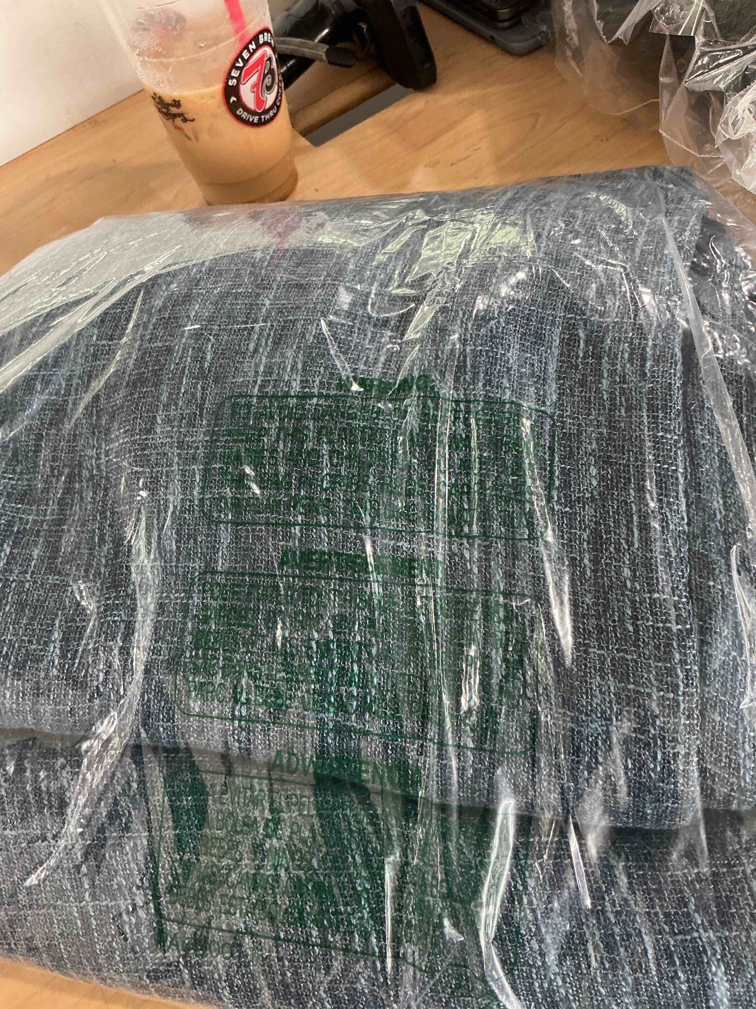 Condition photo showing New/Like New for linen curtains 84 inch length 2 panels burlap textured 52x84 navy | jacquard thick faux linen blended window drapes burlap textured curtains grommet for living room bedroom farmhouse natural