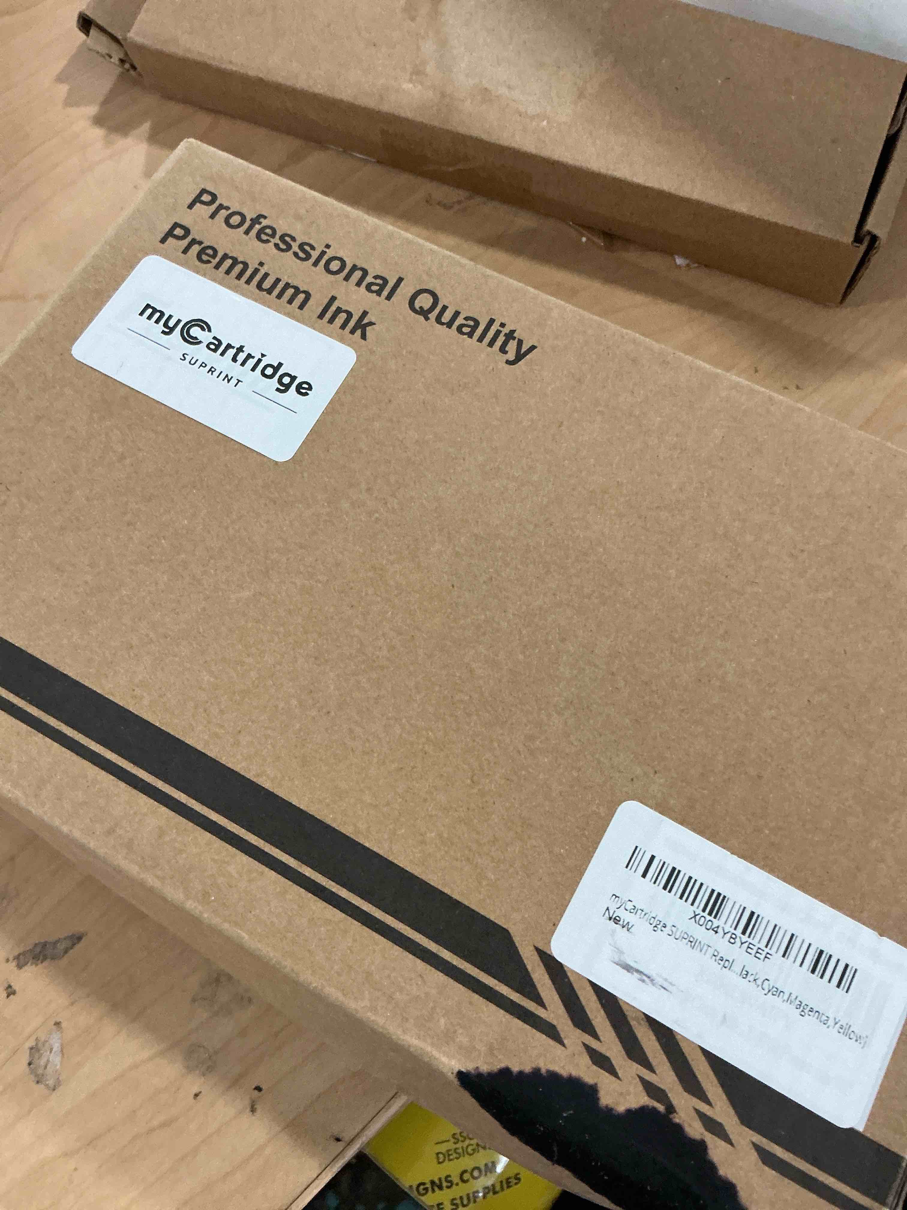 Condition photo showing New/Like New for replacement for epson 502 ink refill bottles (5 bottles, 2bk,cmy) | compatible for ecotank et-3850 et-2850 et-4850 et-15000 et-3760 printer
