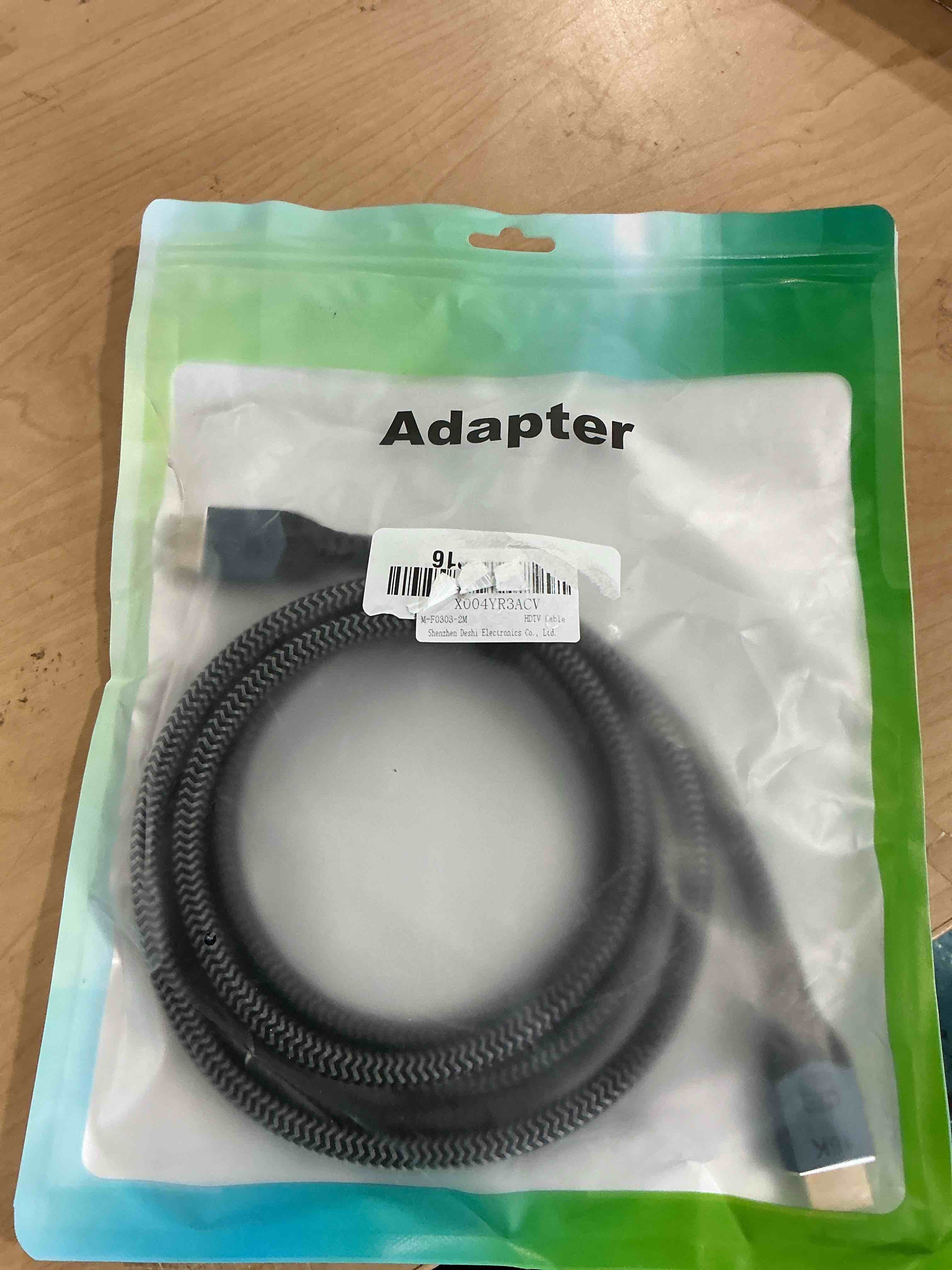 Condition photo showing New/Like New for 16k 10k 8k hdmi 2.2 cable 3.3ft/1m, 96gbps ultra high speed hdmi braided cord support 16k@60hz 8k@240hz 4k@480hz, hdcp 2.2 & 2.3, hdr 10,earc, dts:x, for roku tv/ps5/blu-ray, home theater
