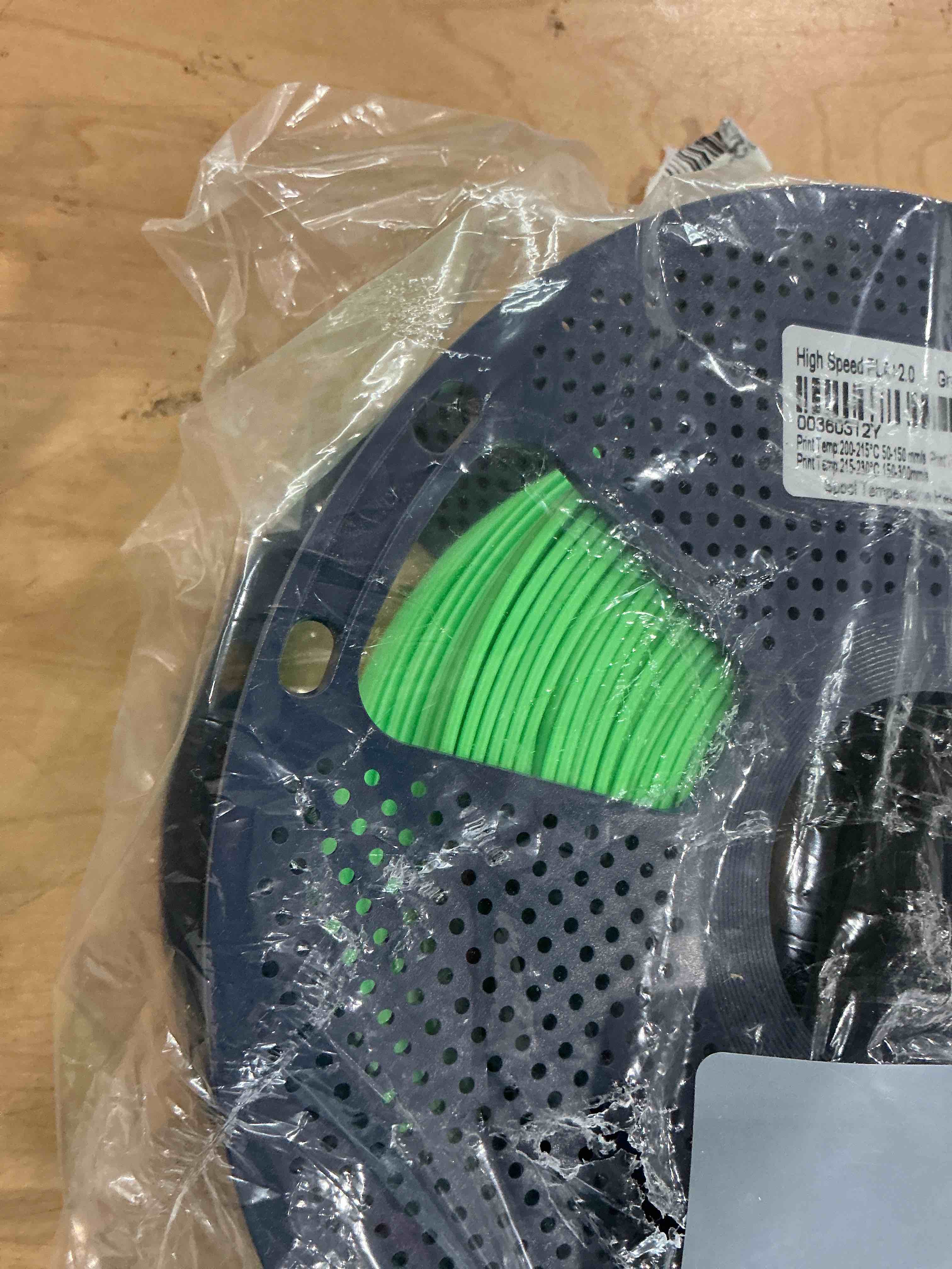 Condition photo showing New/Like New for elegoo pla pro filament 1.75mm green 1kg, 30-250mm/s printing speed improved rigidity 3d printer filament dimensional accuracy +/- 0.02mm, 1kg spool (2.2lbs)