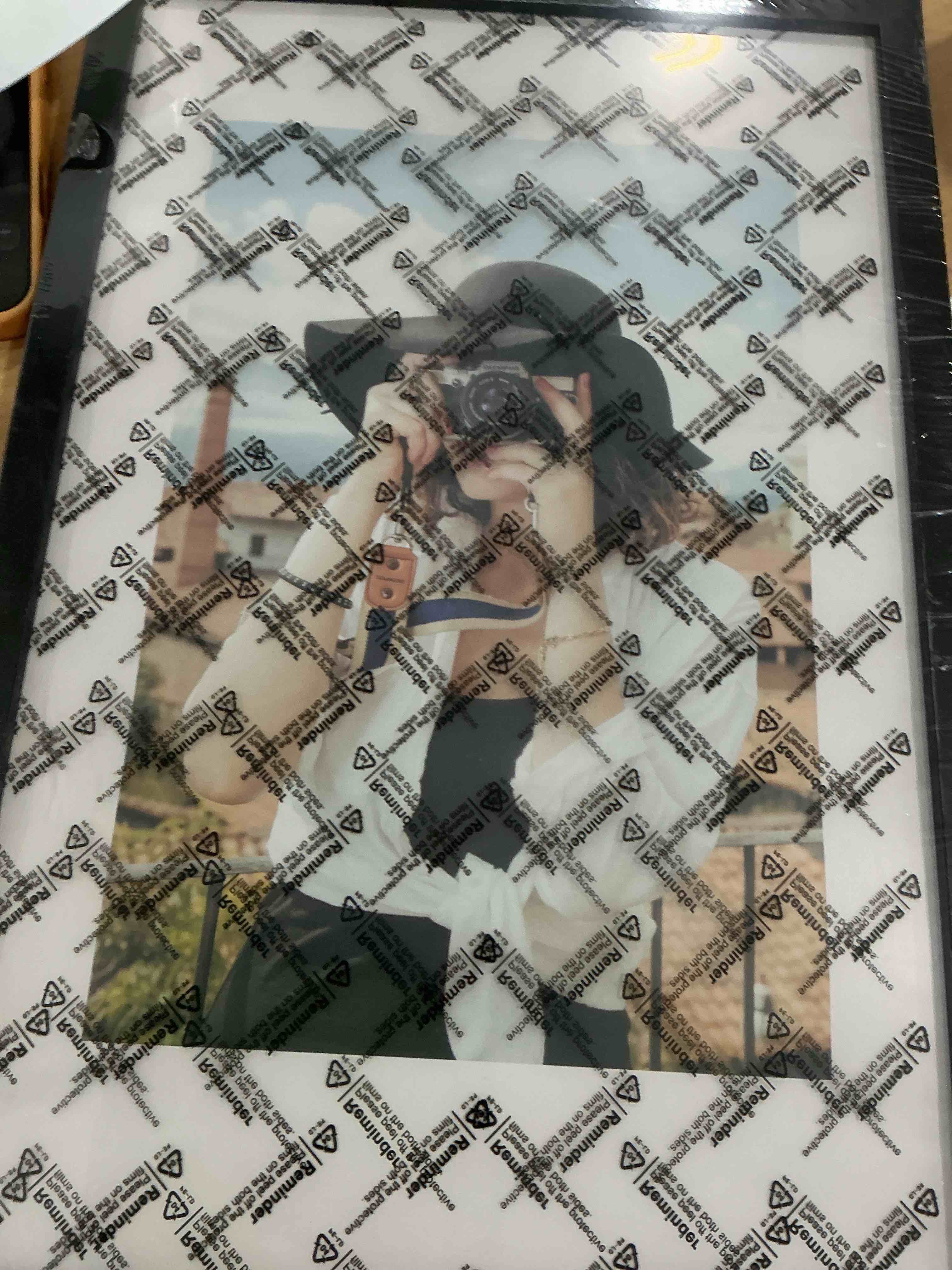 Condition photo showing New/Like New for 11x17 picture frame for wall display, 11x17 black picture frame with hd plexiglas, 11 x 17 poster frame 1 pack, display frame for vertical or horizontal, classic collection