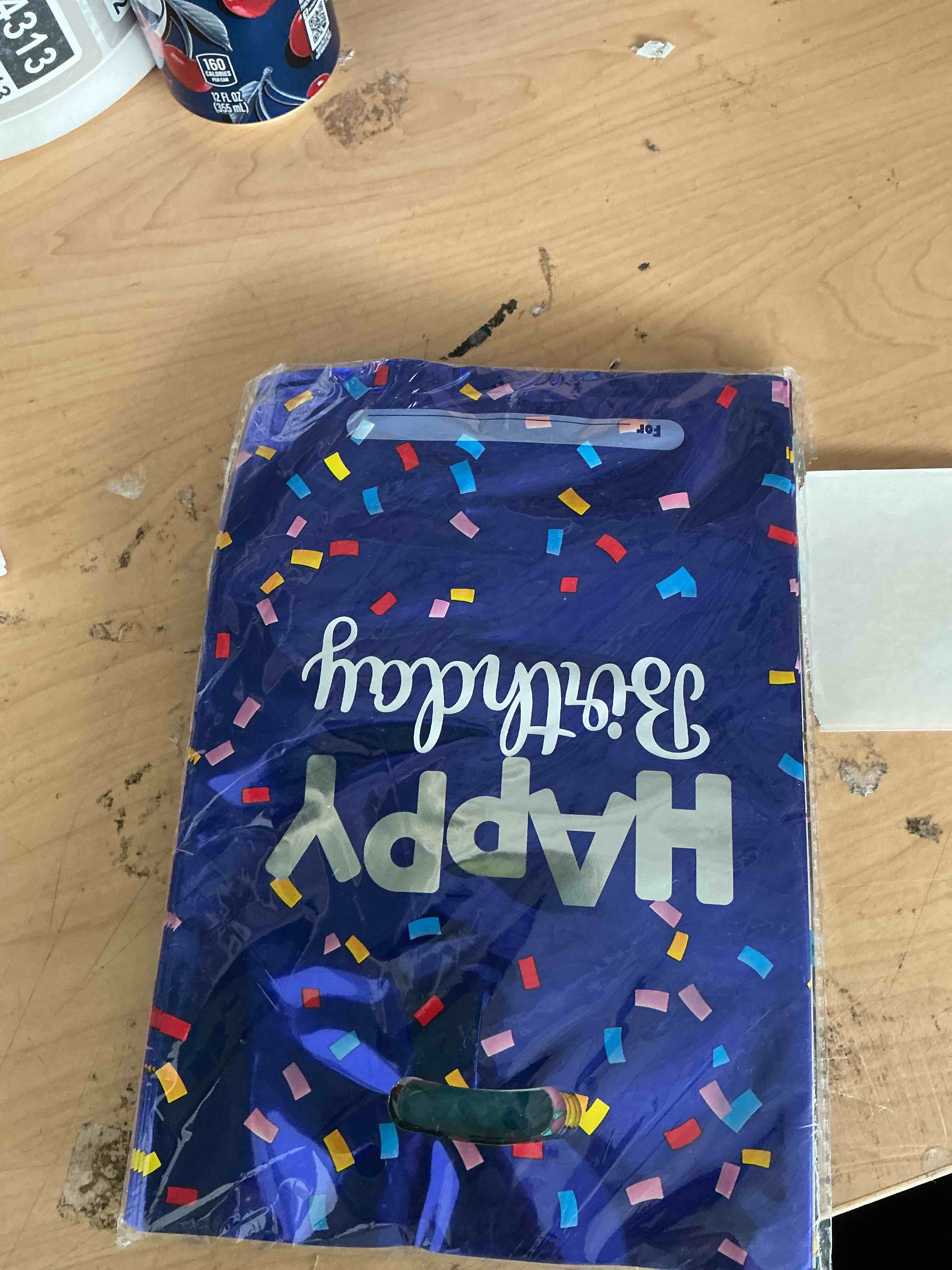 Condition photo showing New/Like New for happy birthday party favor bags 10 pcs 6.5 x 9.8inch plastic goodies loot gift bags bulk for birthday party supples