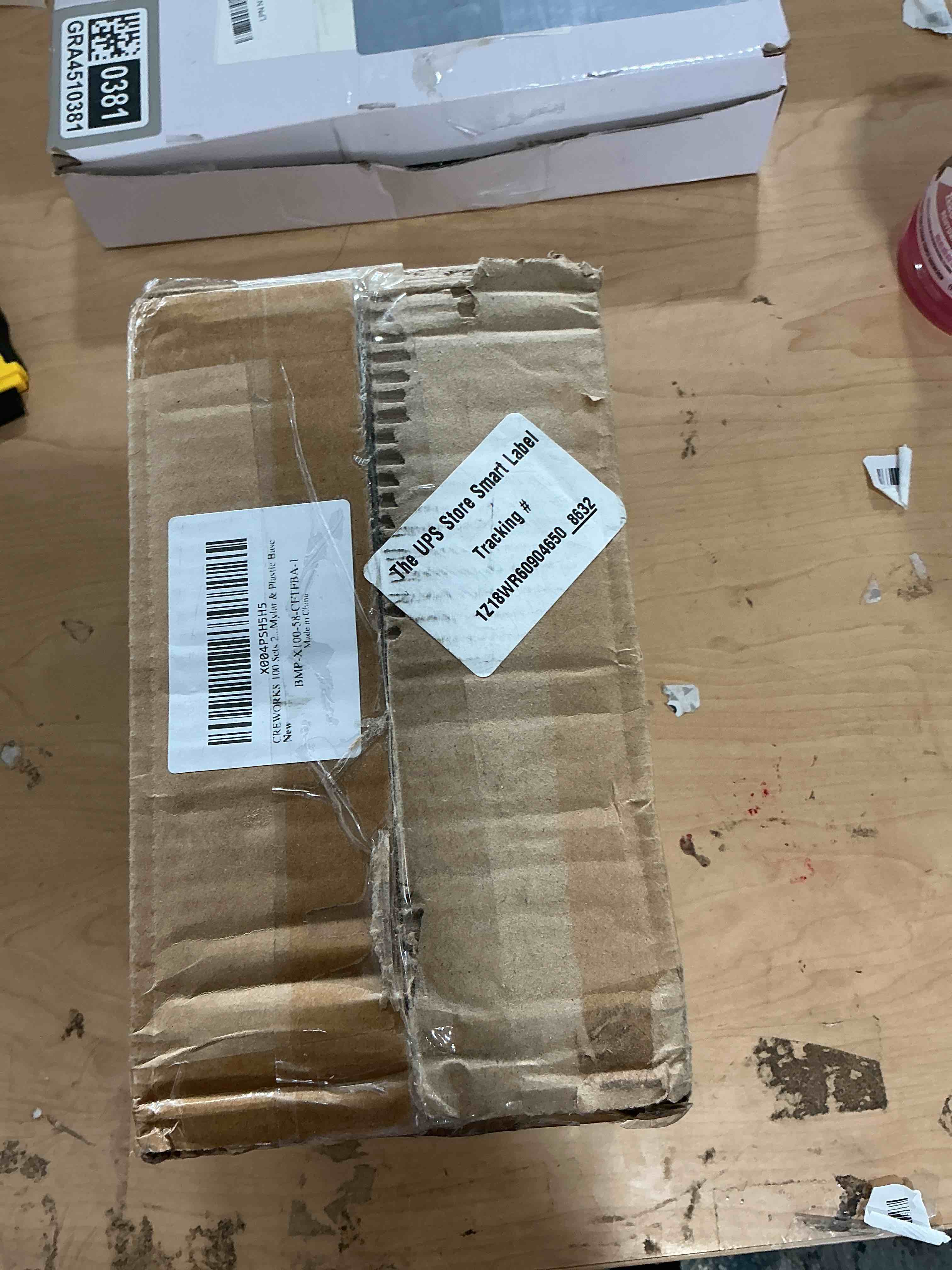 Condition photo showing New/Like New for creworks 100 sets 2.25 inch/58mm blank button badge for button making machine, button maker supplies round badge button press refill, includes metal shells & clear mylar & plastic base 2.25inch