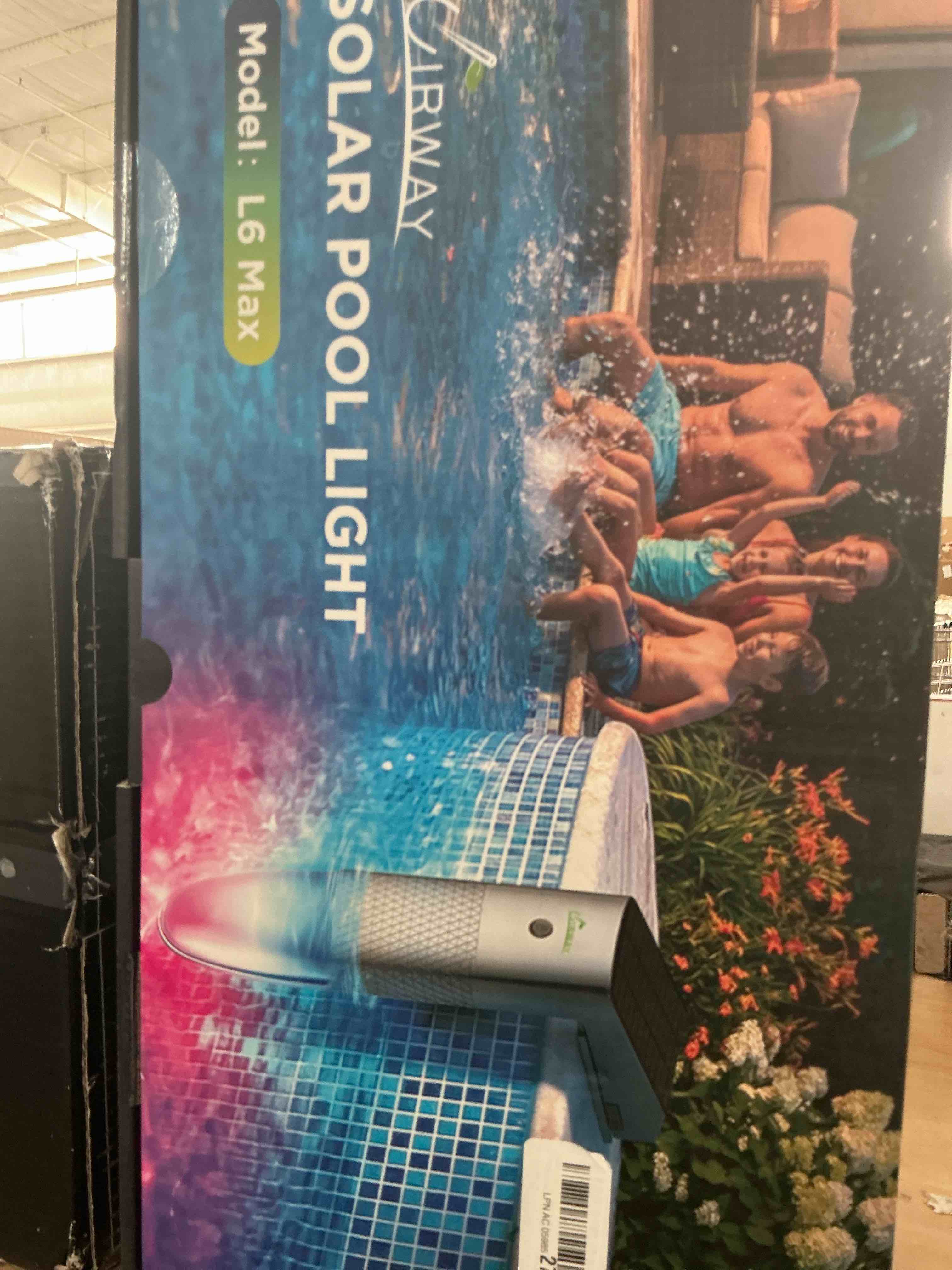 Condition photo showing New/Like New for extra large solar pool lights for inground & above ground pools, 80 leds rgbic underwater pool lights with remote, dual-color lighting, 10 colors & 7 modes, solar & usb rechargeable [patent pending]