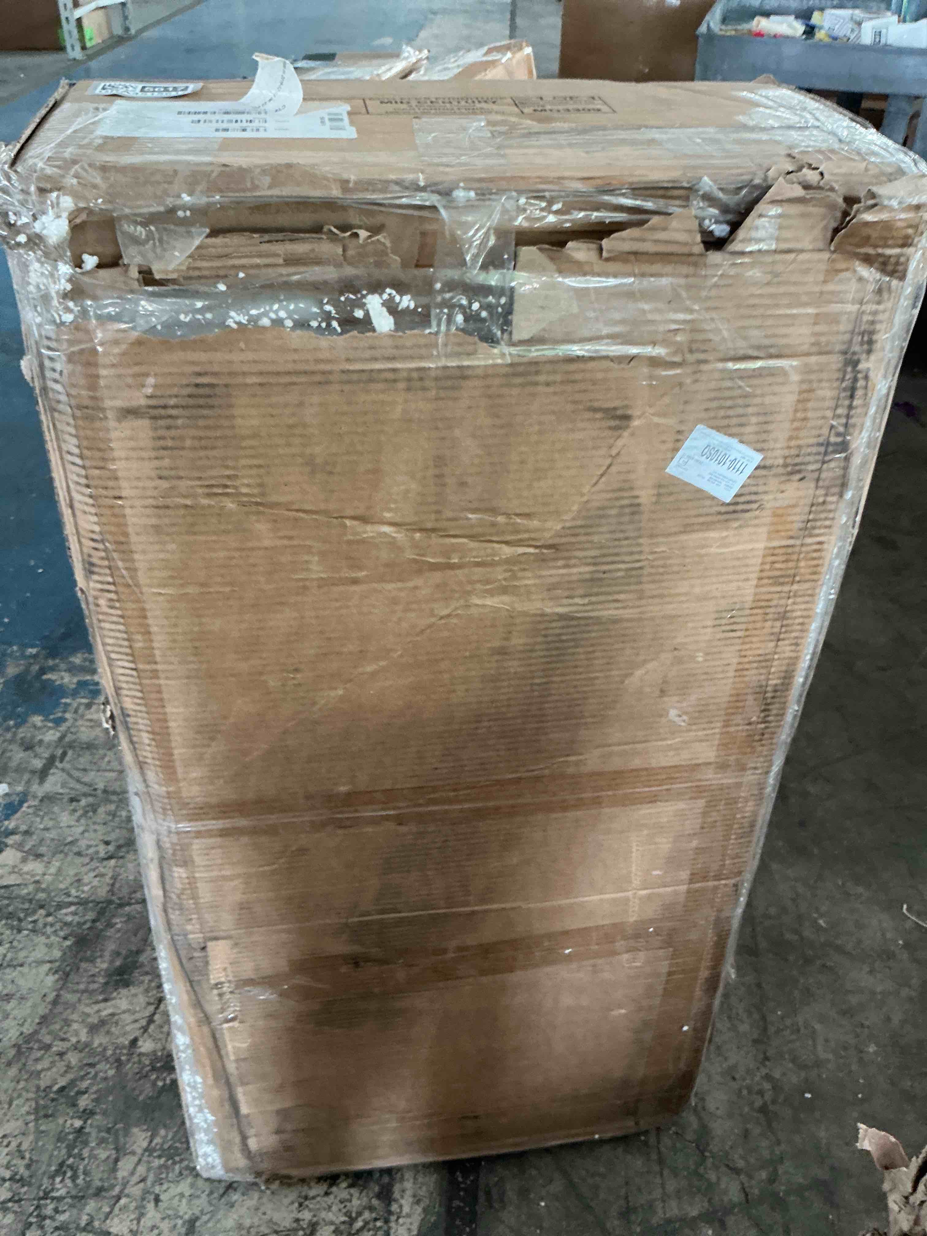Condition photo showing New/Like New for furniway 31.5" mid-century modern dresser for bedroom, 3 drawer small chest of drawers with wood legs, large storage bedroom dresser, light brown