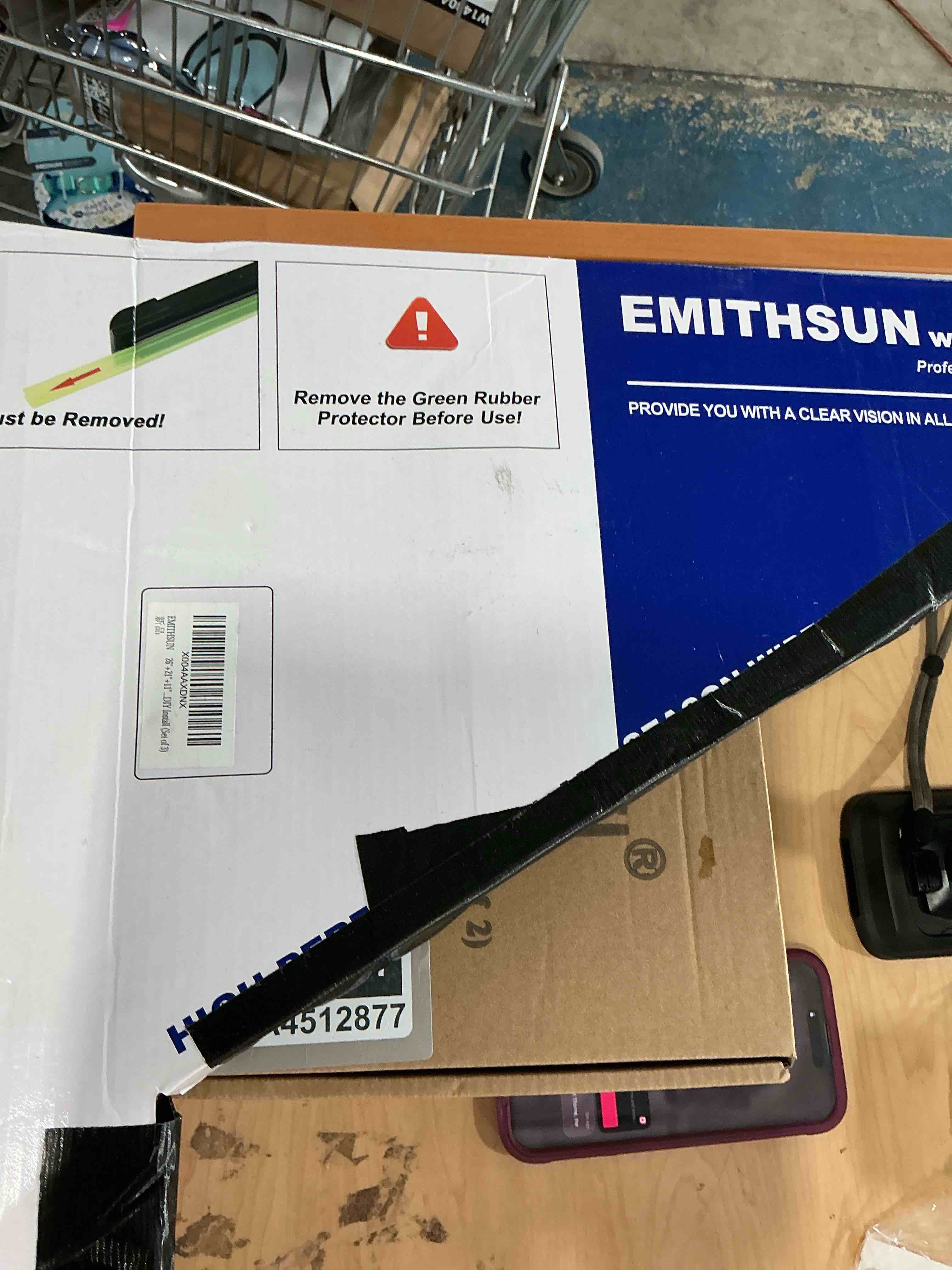 Condition photo showing Good Condition for emithsun® 26"+21"+11" sprayer wiper blades automotive front rear windshield wipers replacement for lincoln aviator 2020-2023,not heated easy diy install (set of 3) 26+21+11(sprayer wiper)