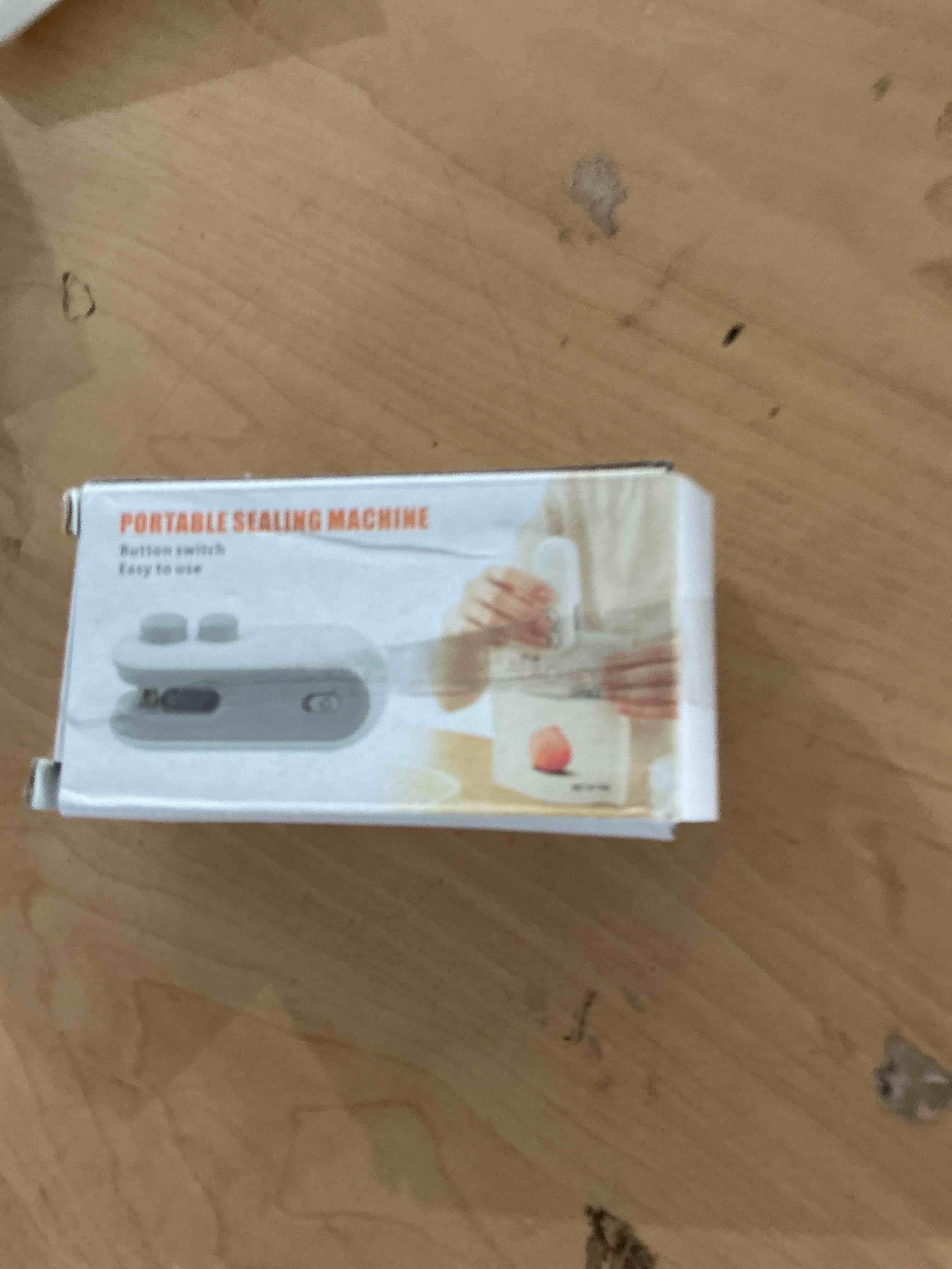 Condition photo showing New/Like New for mini bag sealer with cutter, rechargeable, handheld heat sealer machine with magnetic, portable bag sealer heat seal for keep food fresh and snacks crispy. blue