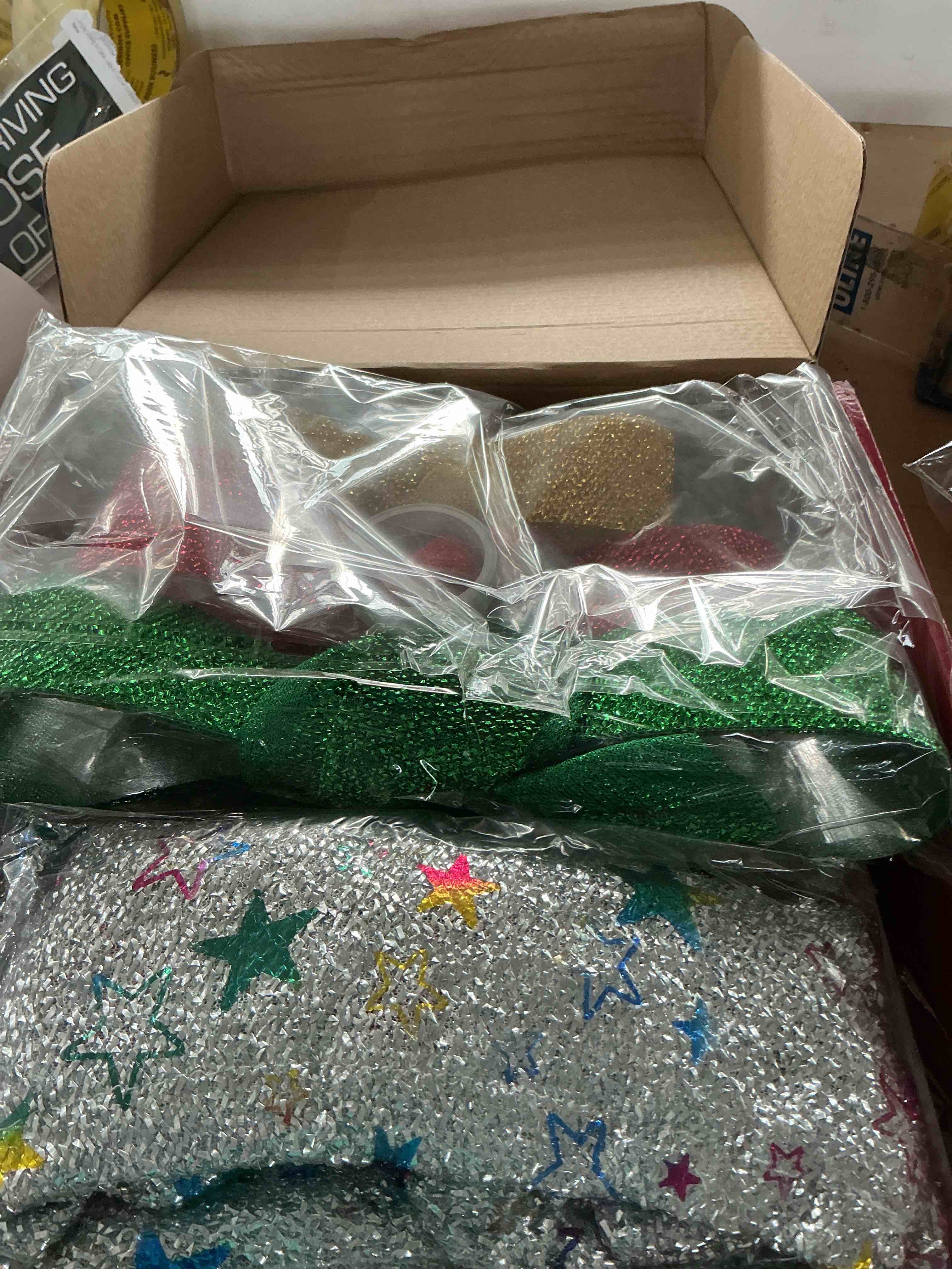 Condition photo showing New/Like New for atdawn set of 3 lighted gift boxes christmas decorations, snowflake present boxes, christmas home gift box decorations