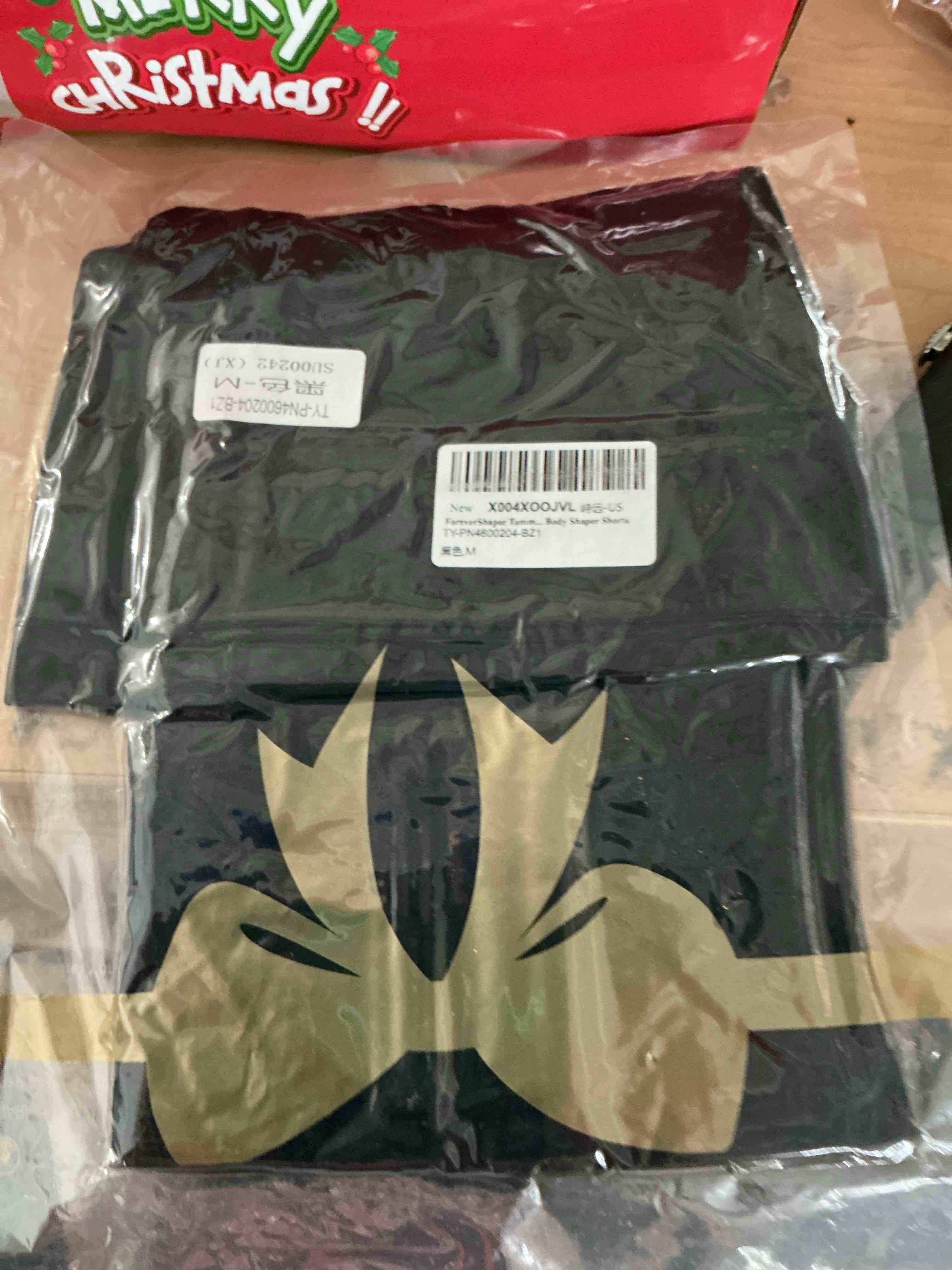 Condition photo showing New/Like New for tummy control shapewear for women seamless girdle shapewear shorts mid waist body shaper thigh slimmers medium 1x-black