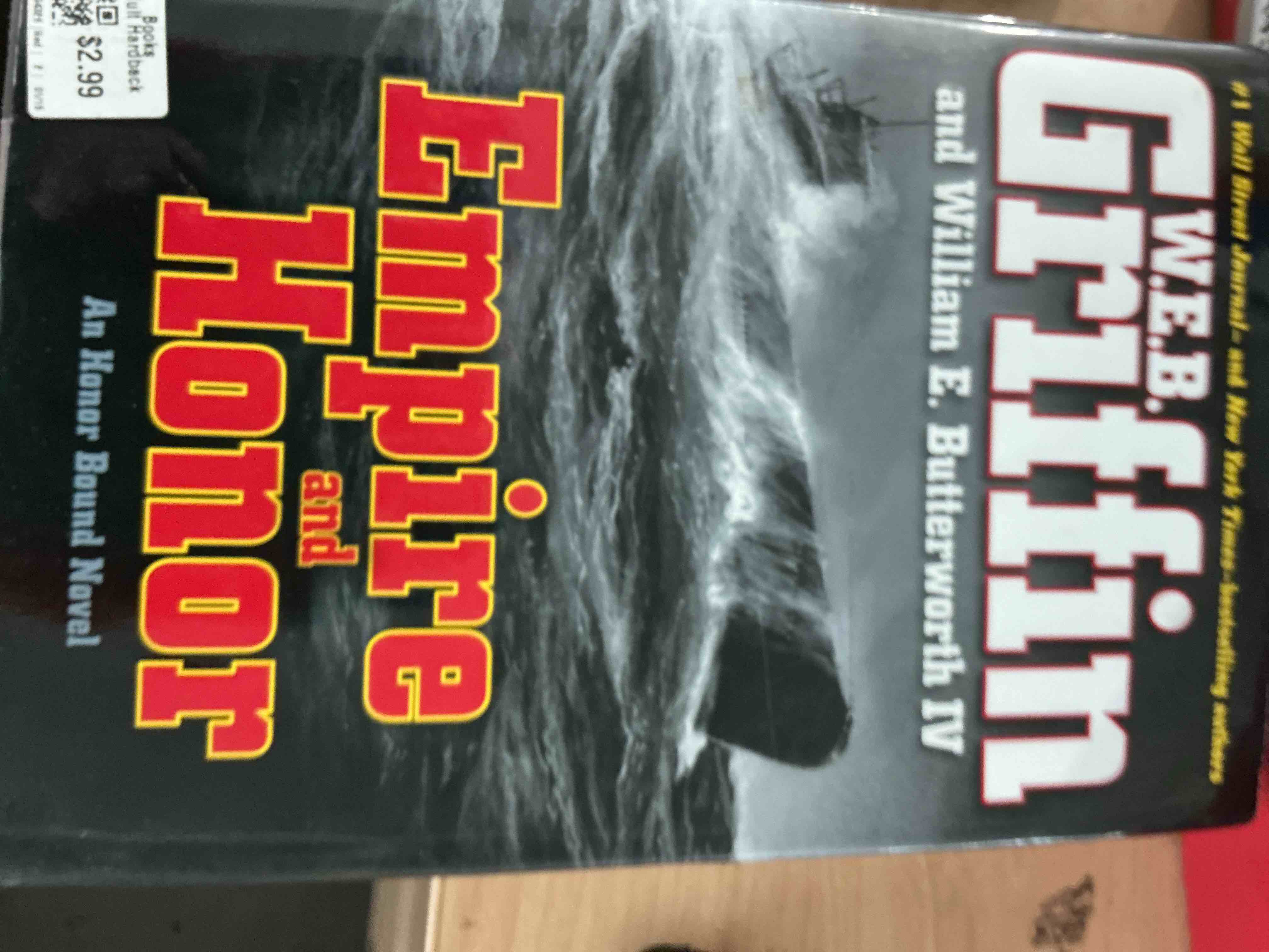 Condition photo showing New/Like New for empire and honor: honor bound, book 7