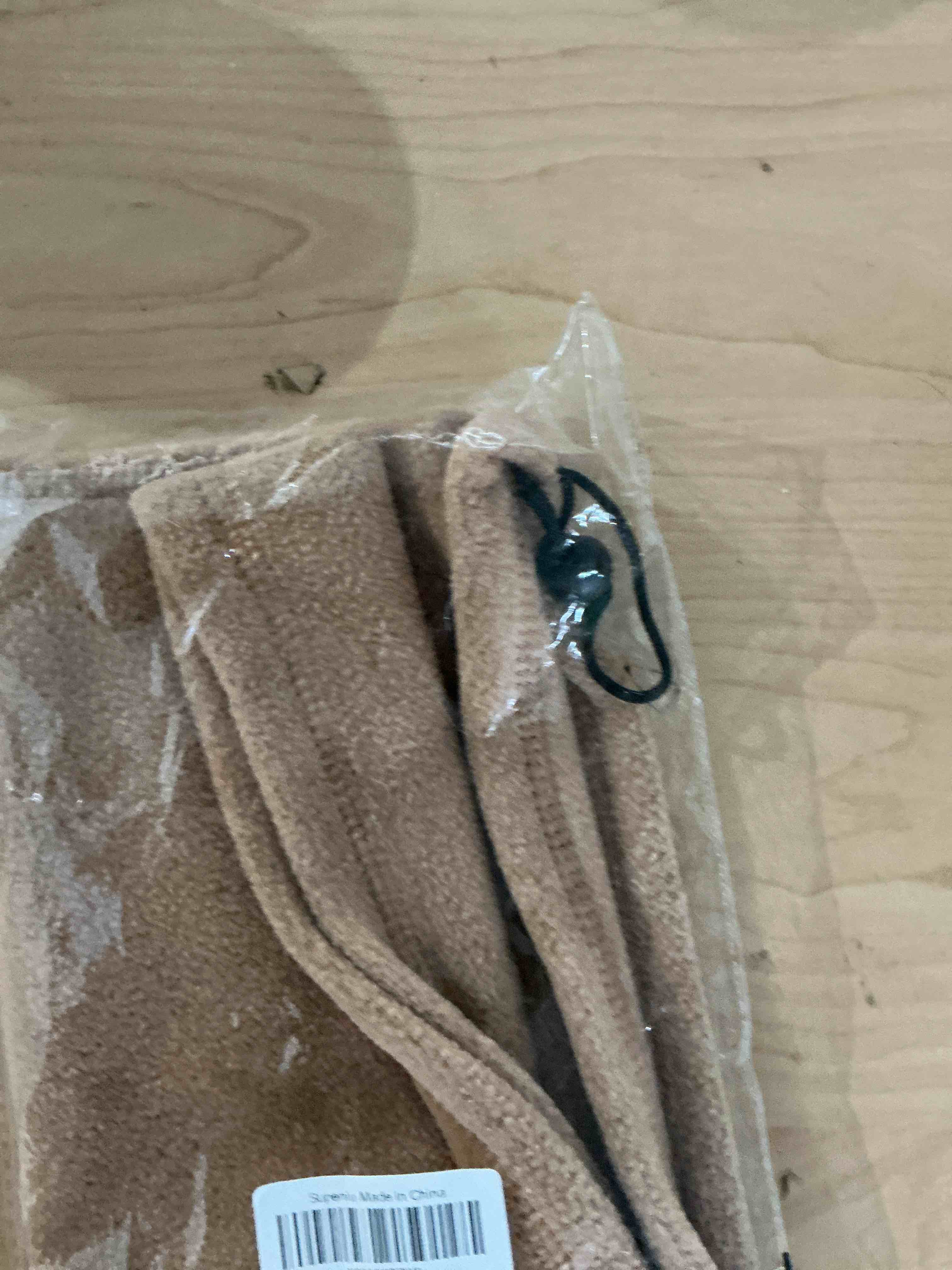Condition photo showing New/Like New for winter neck warmer, polar fleece neck gaiter warm face cover, cold weather ski face mask windproof for men and women brown